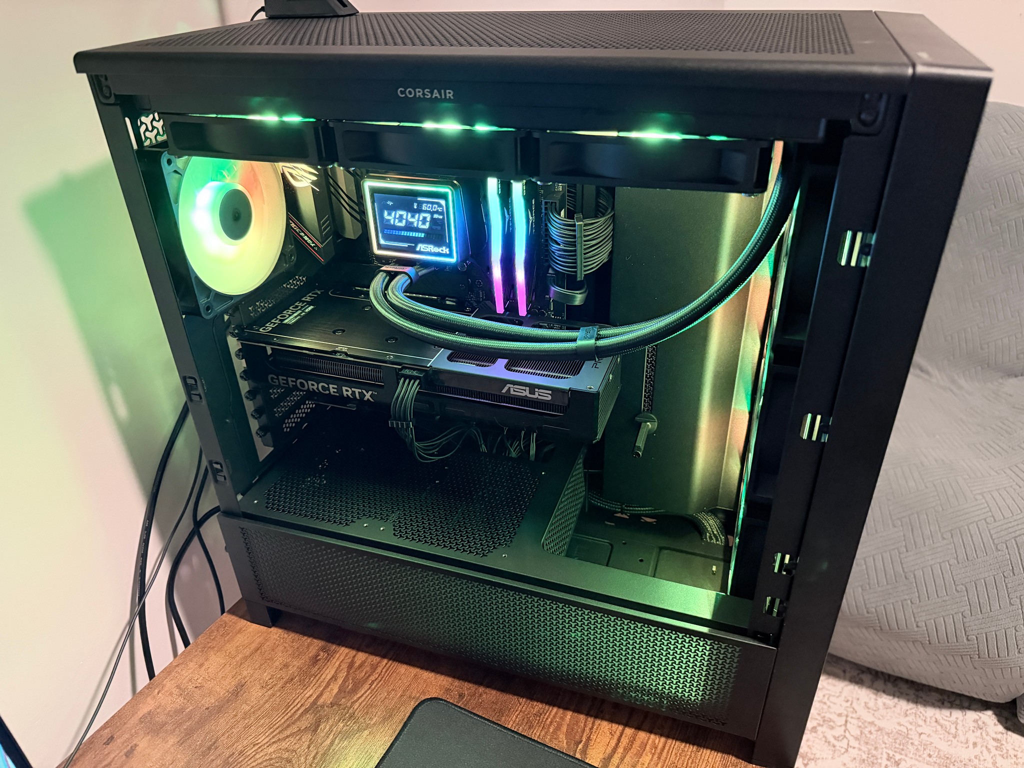 Custom Gaming PC - Ryzen 7 5800XT, 32GB T-Force Delta RGB, ASUS 5060 Ti, 850w PSU