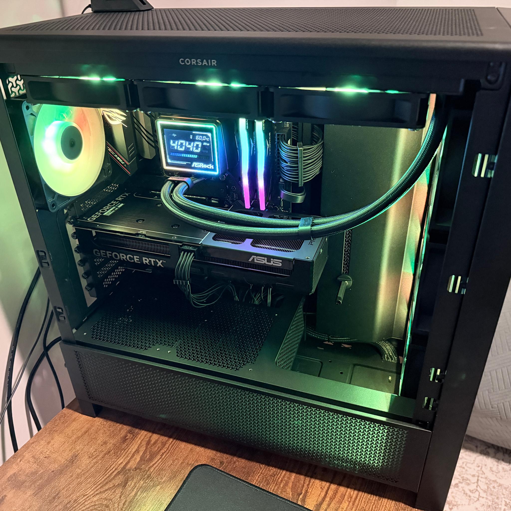 Custom Gaming PC - Ryzen 7 5800XT, 32GB T-Force Delta RGB, ASUS 5060 Ti, 850w PSU