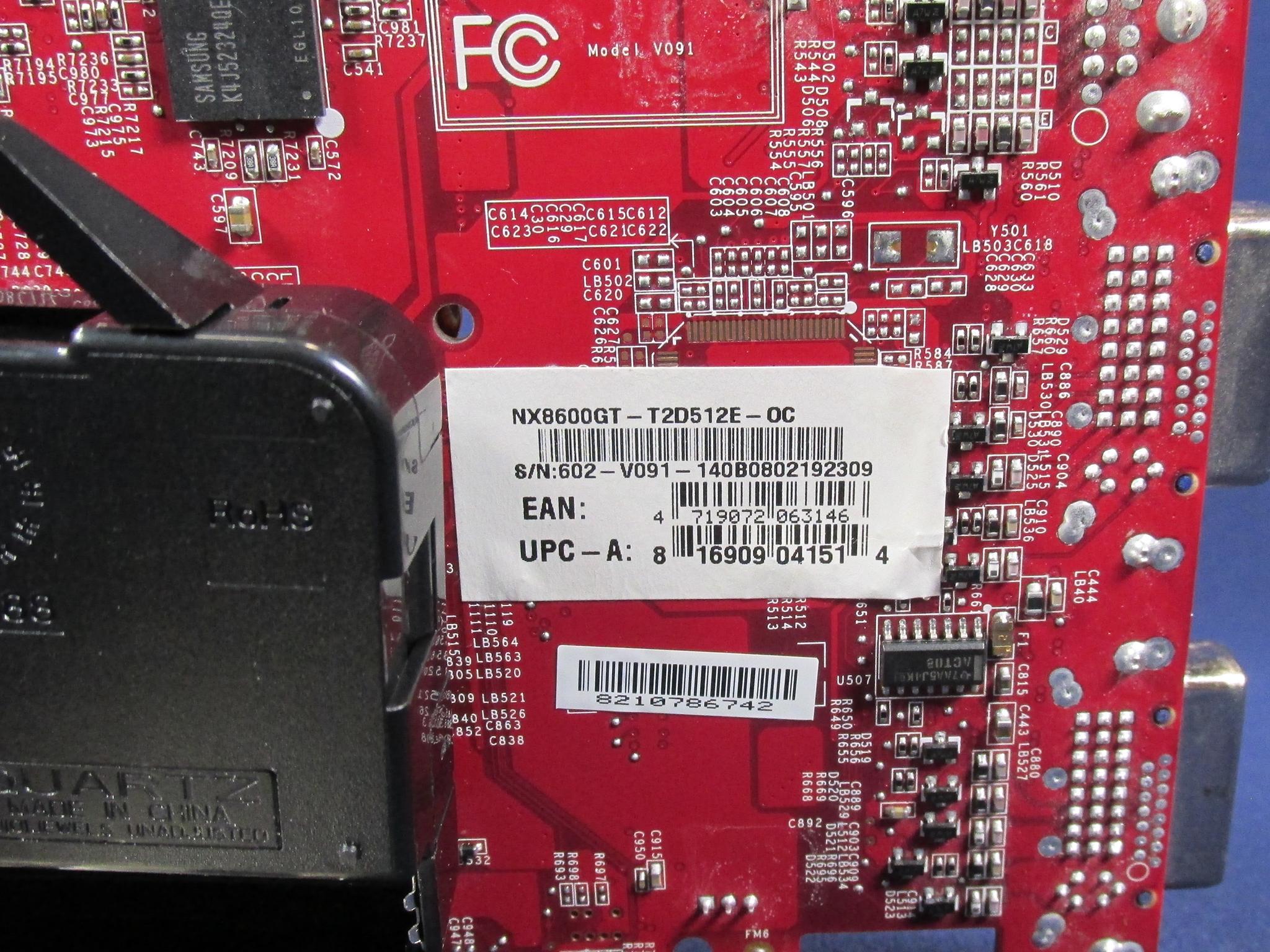 MSI GeForce 8600 GT - (NX8600GT-T2D512E-OC) Video Card Desktop GPU Clock