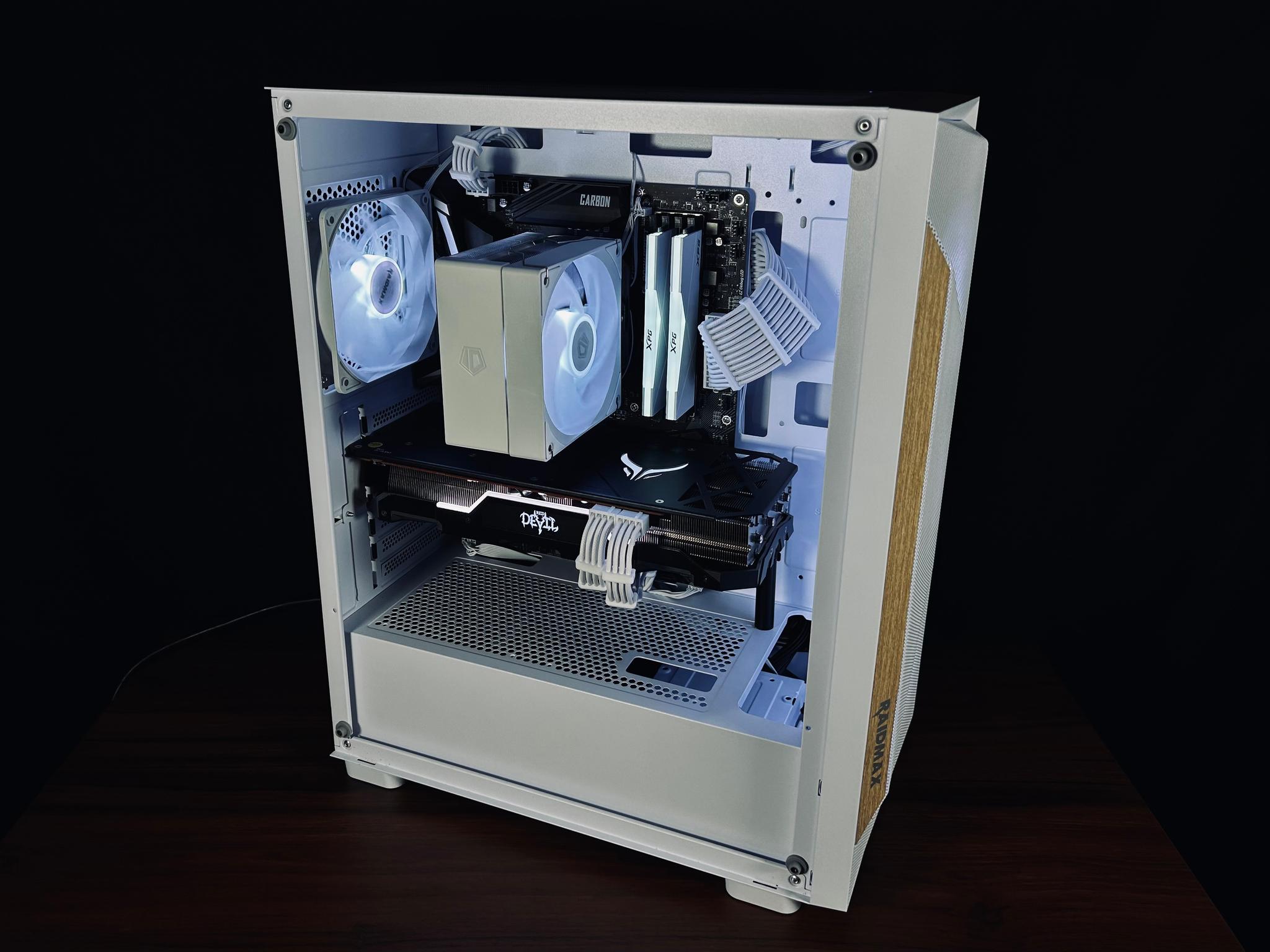 Frostwood❄️🌲 l Ryzen 5 5500 | RX 5700XT | 16GB DDR4 | White 1080p Gaming PC