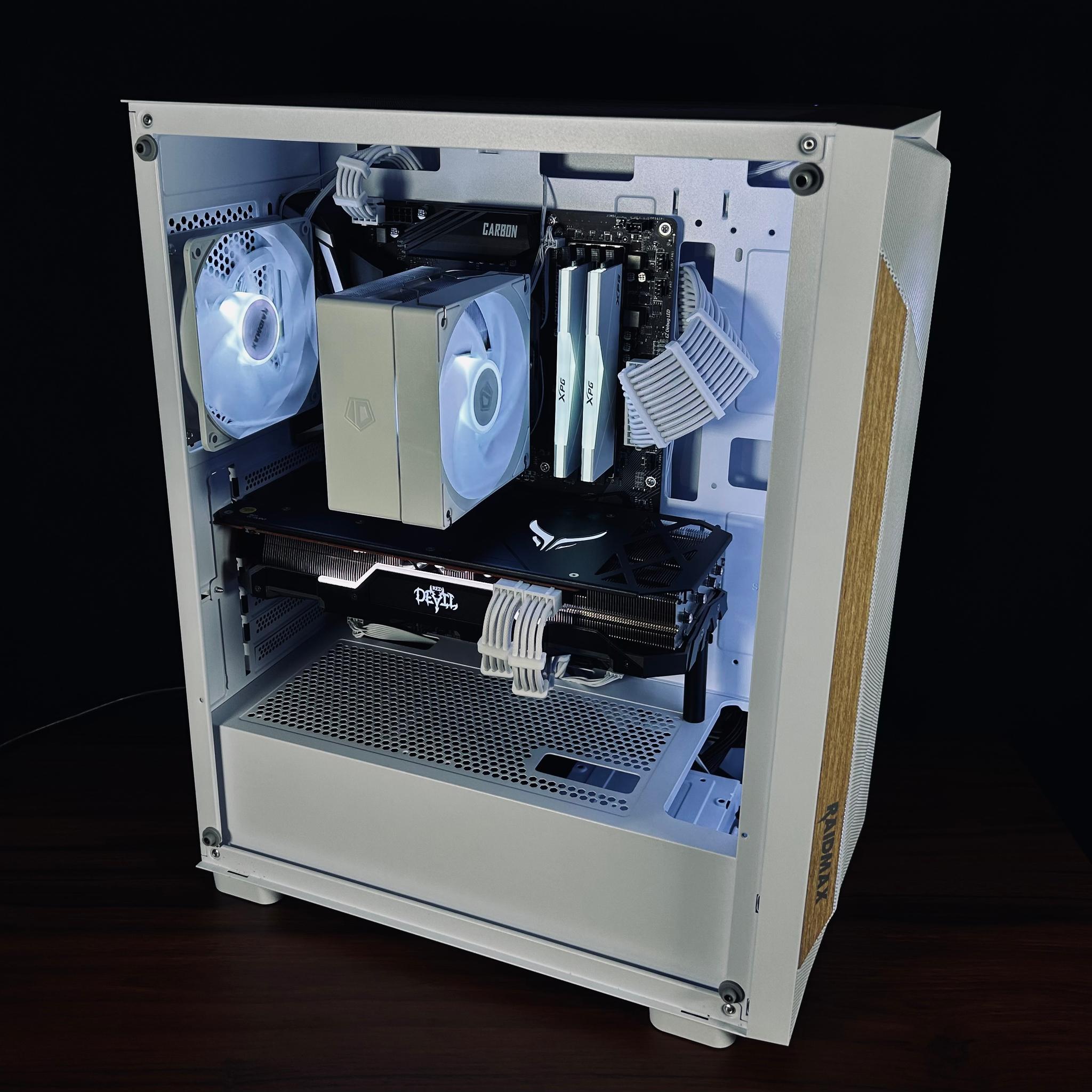 Frostwood❄️🌲 l Ryzen 5 5500 | RX 5700XT | 16GB DDR4 | White 1080p Gaming PC