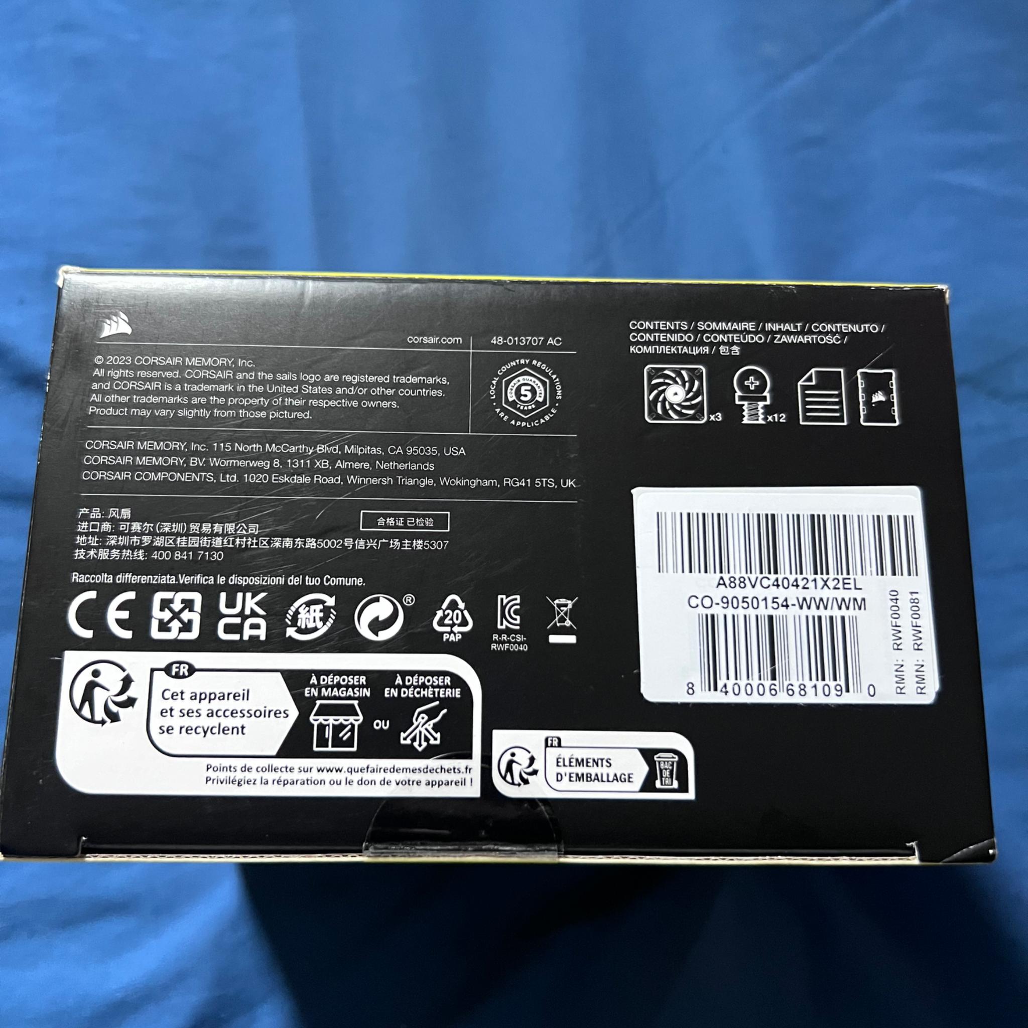 BNIB AF120 Corsair case fans