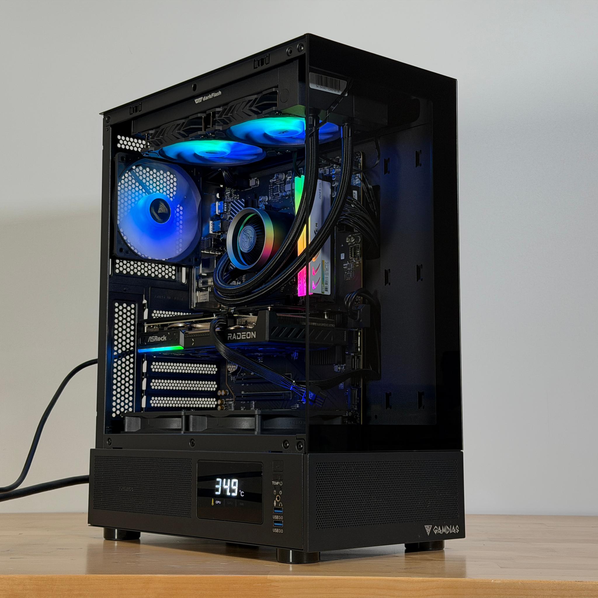 RX 9060XT 16gb Ryzen 5 7600x3d Gaming PC