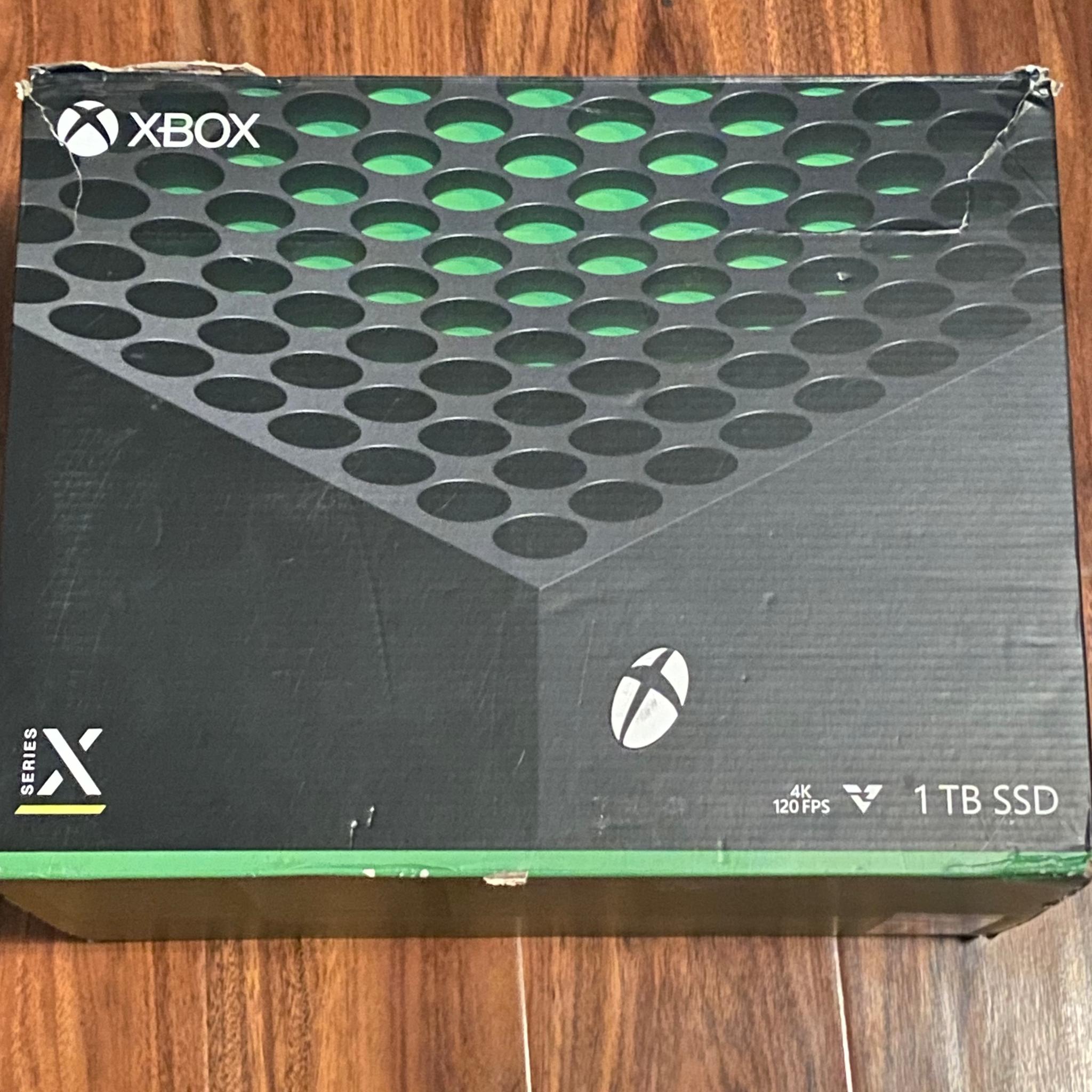 Microsoft Xbox Series X 1TB SSD 4K 120FPS Home Console with Controller & Box