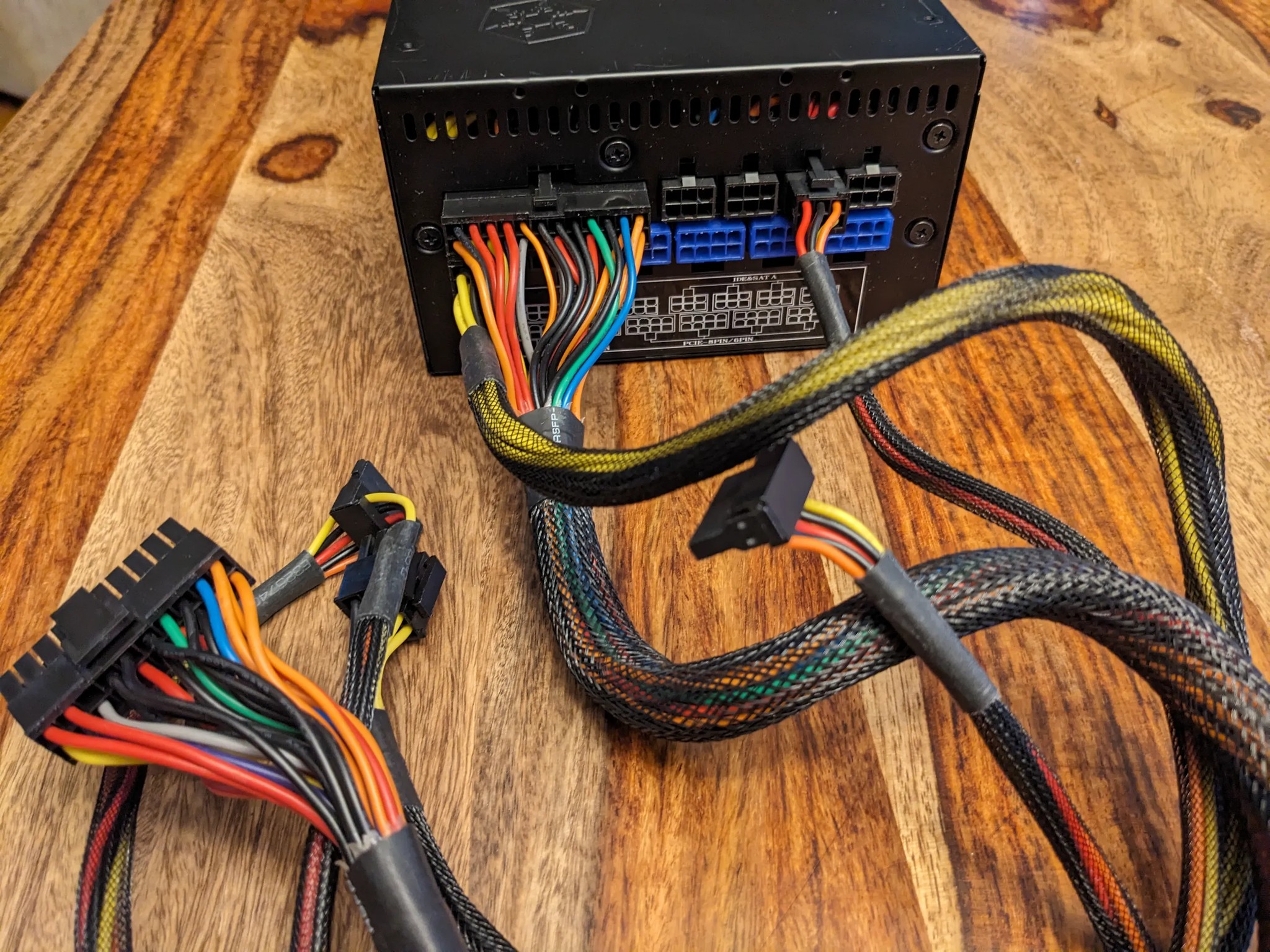 SilverStone SST-ST75F-P 750W Modular Power Supply w/ MB and SATA cables. Tested Working!