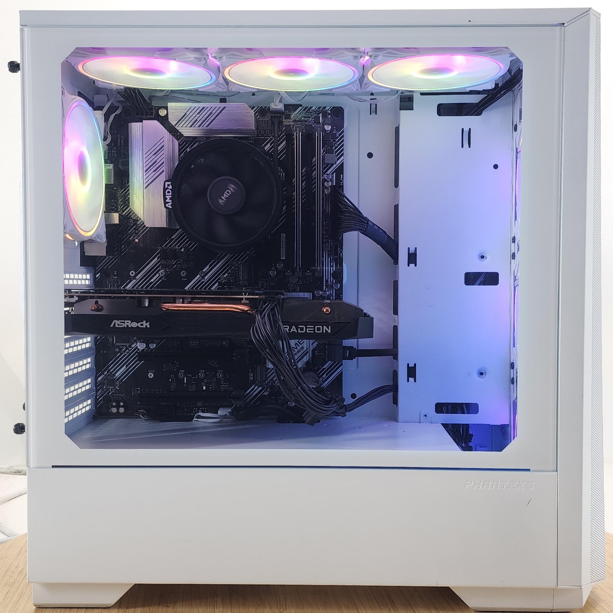Gaming PC Ryzen 5 5500 16GB RAM 1TB SSD RX 7600 8GB Win11 Computer