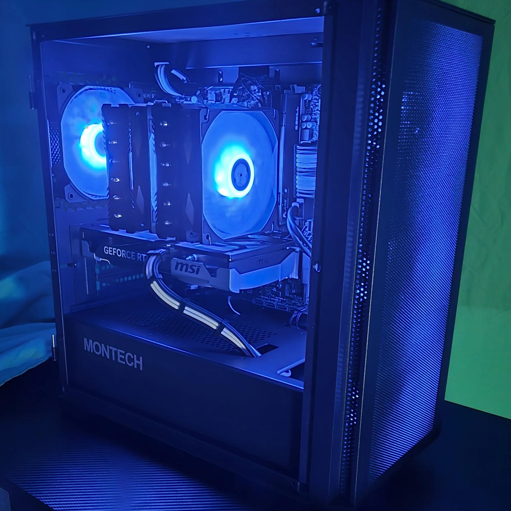 Gaming PC - Ryzen 5 9600X - RTX 5060 Ti 16GB - 32GB DDR5 6000MHz - BeZ Tech Custom