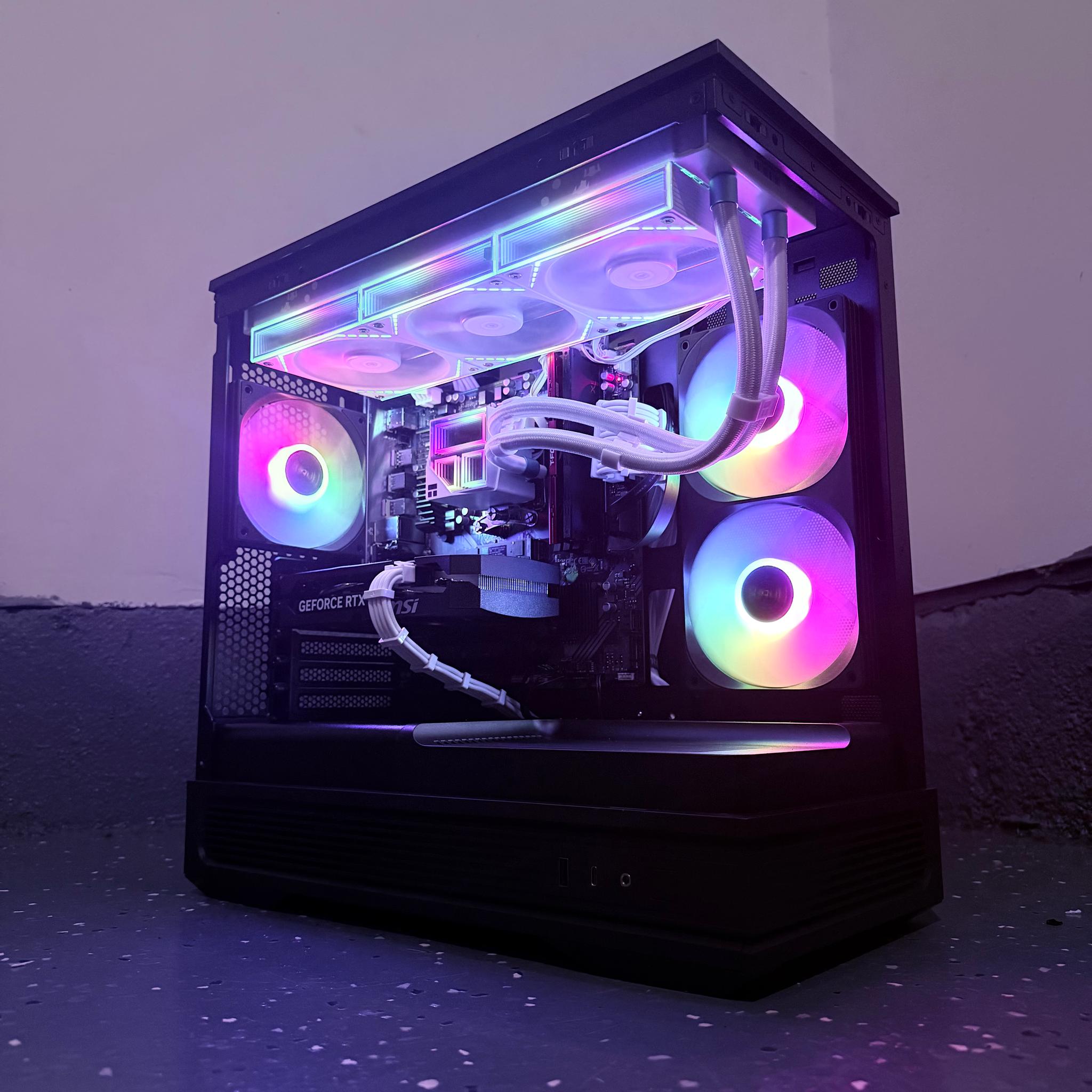 🌈"Radiant Phantom"⚫️| 1080p Gaming | RTX 5060 | Ryzen 5 8400F | 32GB DDR5 | 1TB NVMe