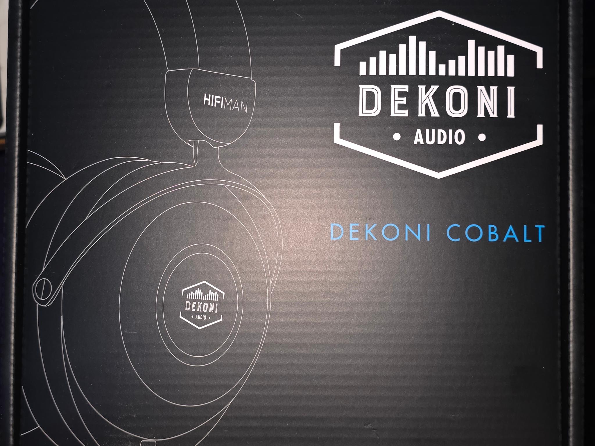 Dekoni x hifiman cobalt closed back headphones
