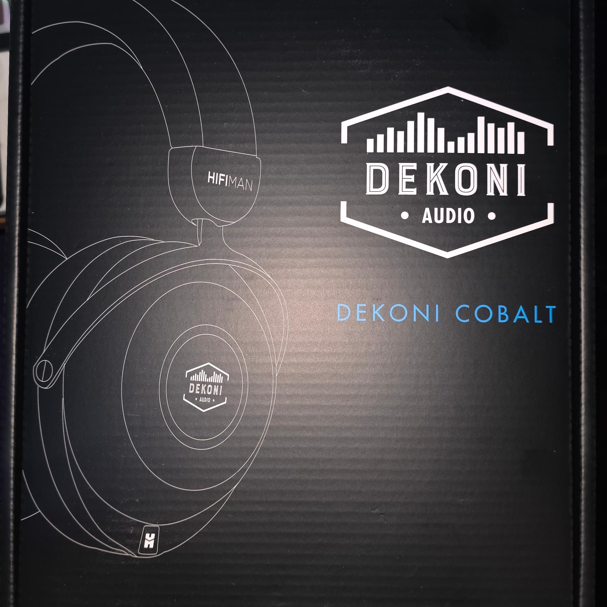 Dekoni x hifiman cobalt closed back headphones