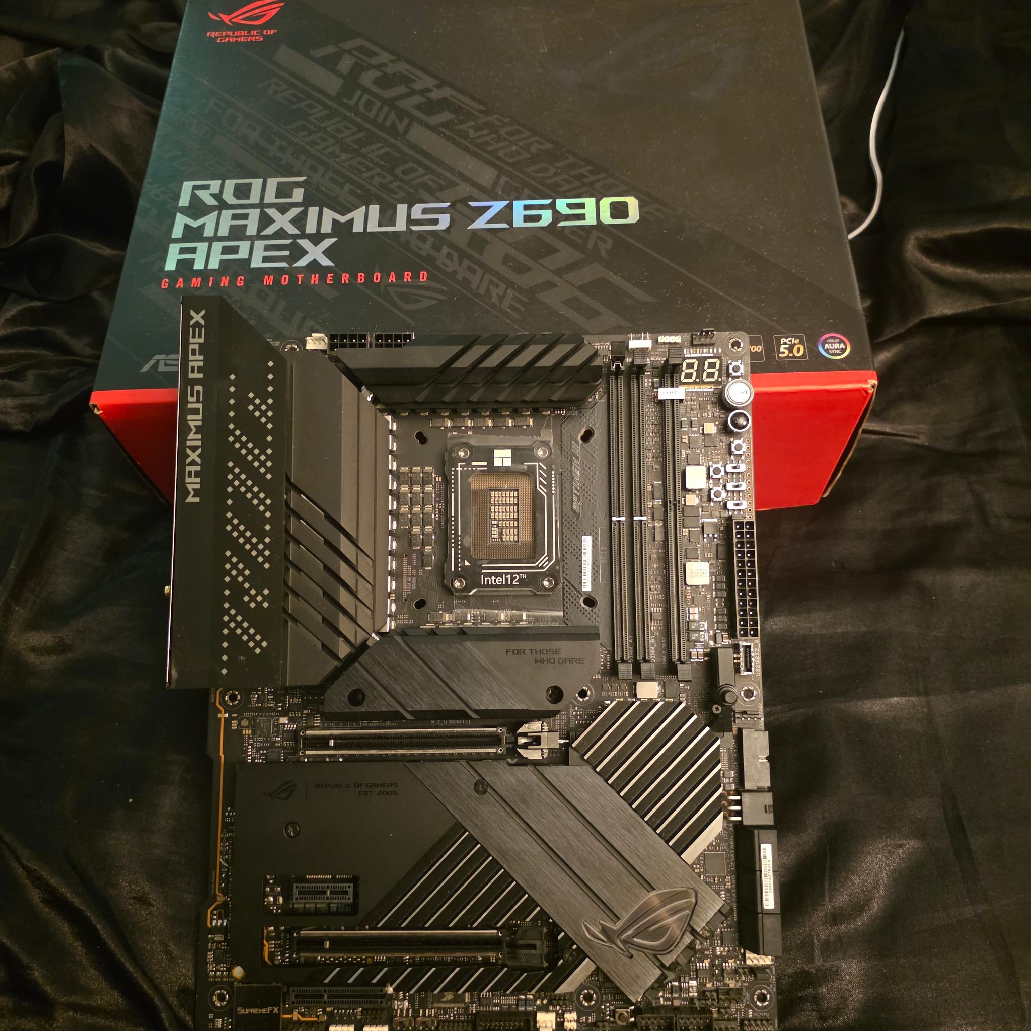 Rog maximus z690 apex (bios updated)
