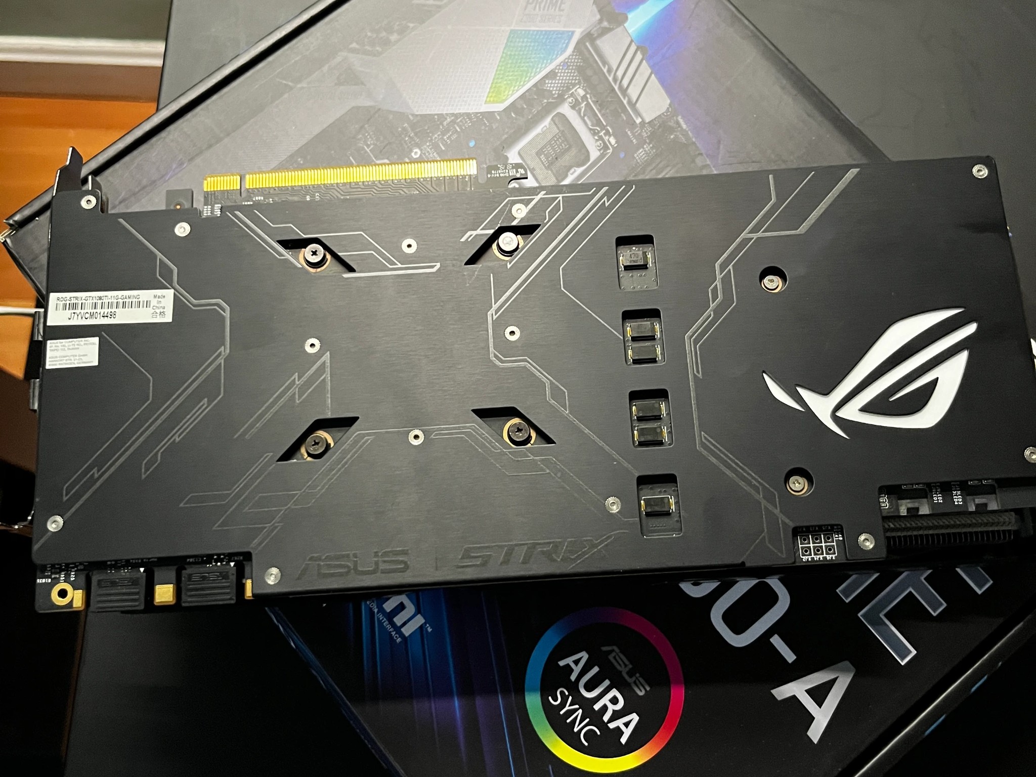 ASUS ROG STRIX GeForce GTX 1080 Ti 11GB GDDR5X (ROG-STRIX-GTX1080TI-011G-GAMING)