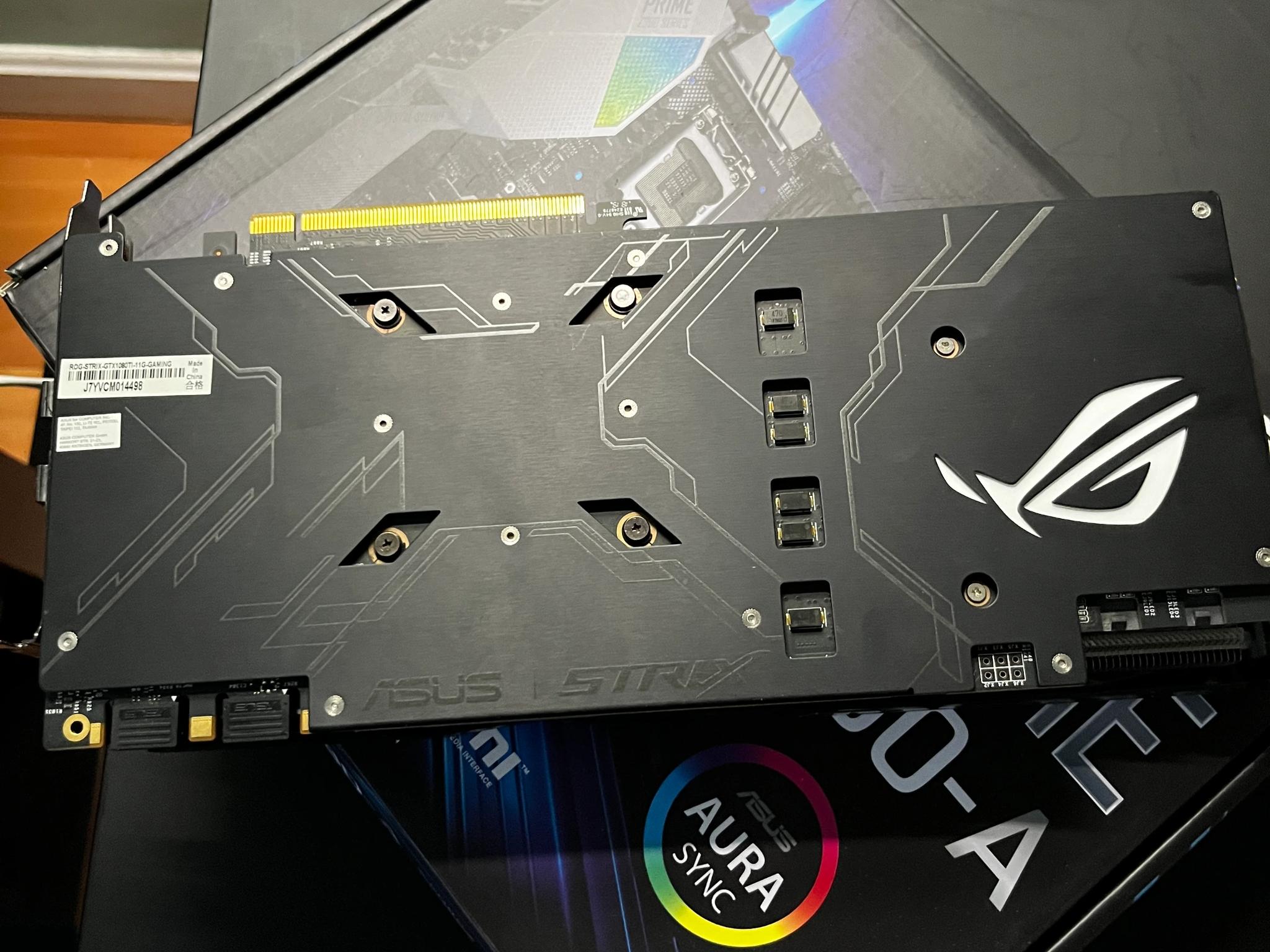 ASUS ROG STRIX GeForce GTX 1080 Ti 11GB GDDR5X (ROG-STRIX-GTX1080TI-011G-GAMING)