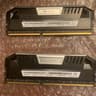 Black Corsair Vengeance LPX 16GB(2x8gb) 3000MHz DDR4 RAM
