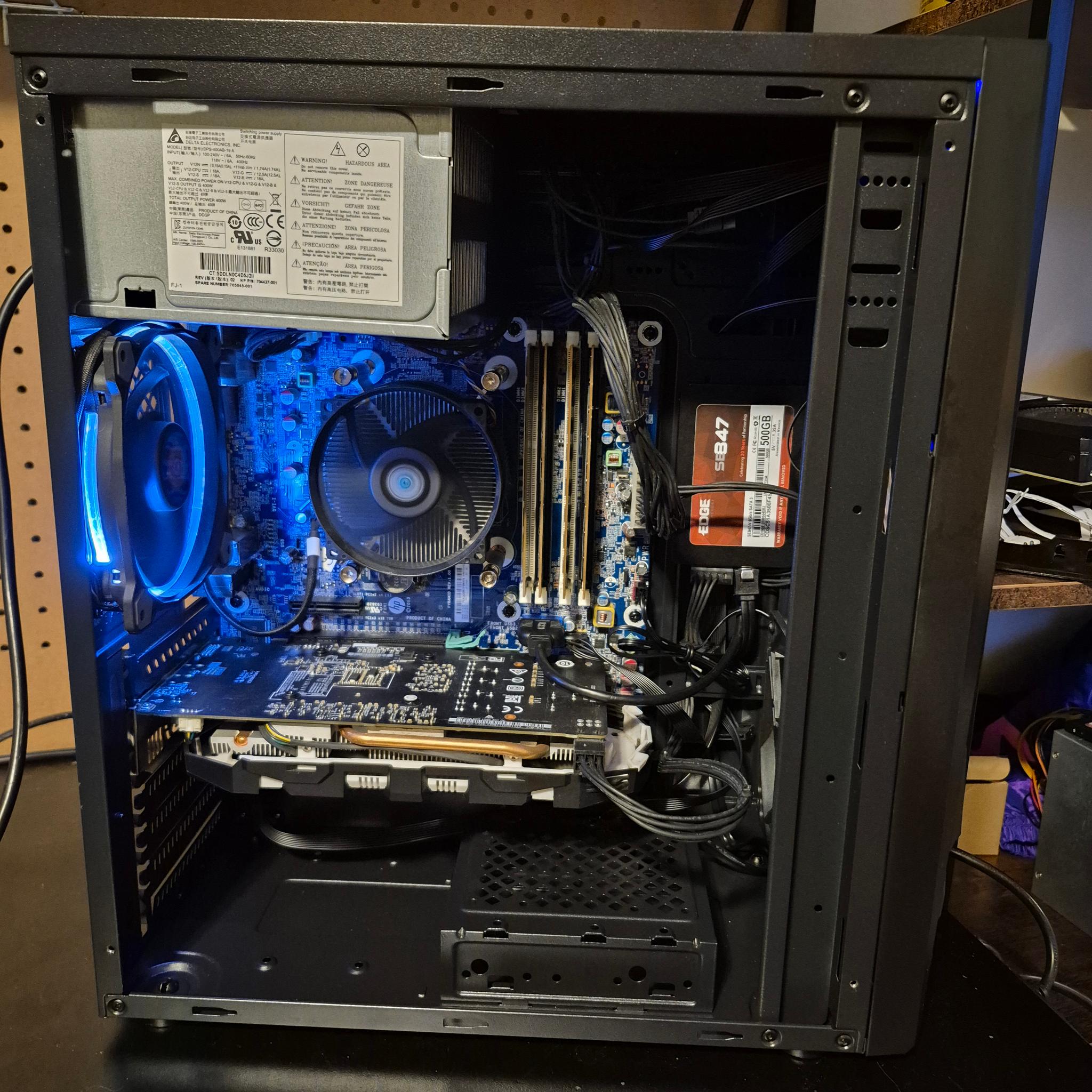 Ultra Budget | 90 FPS Fortnite | i5-4570, 16GB RAM, 500GB SSD, GTX 1060 3GB, RGB, Wifi