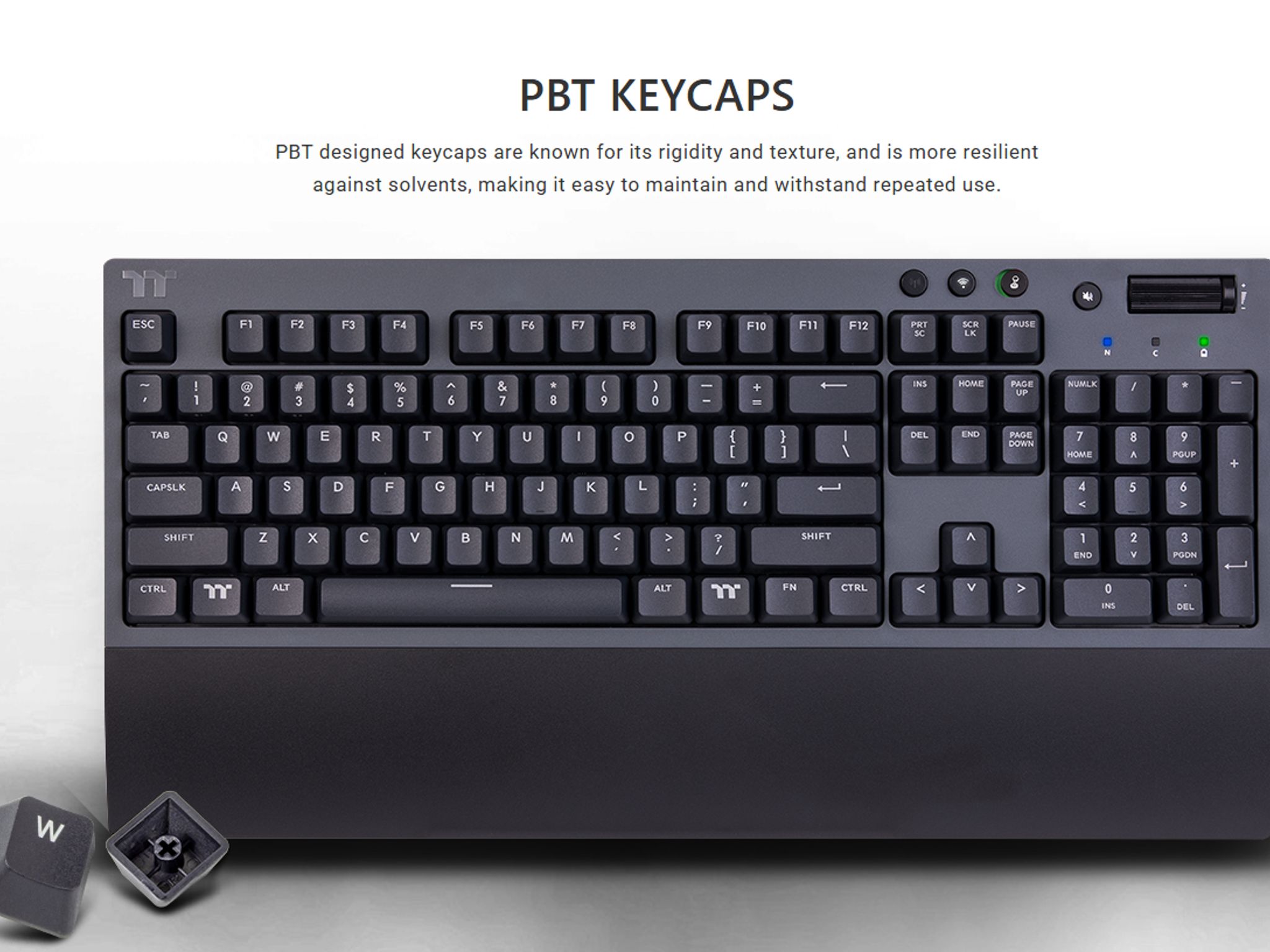 BNIB (Cherry MX Red) W1 WIRELESS Thermaltake Gaming Keyboard