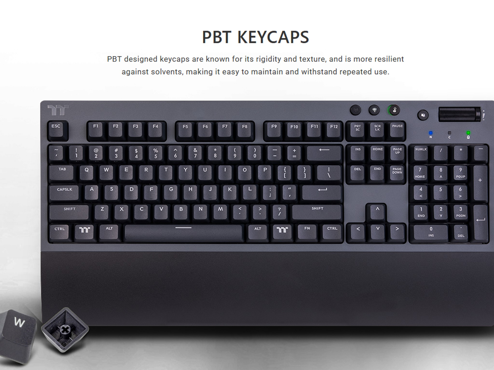 BNIB (Cherry MX Red) W1 WIRELESS Thermaltake Gaming Keyboard