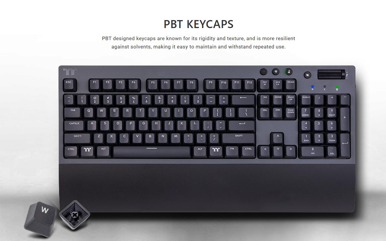 BNIB (Cherry MX Red) W1 WIRELESS Thermaltake Gaming Keyboard