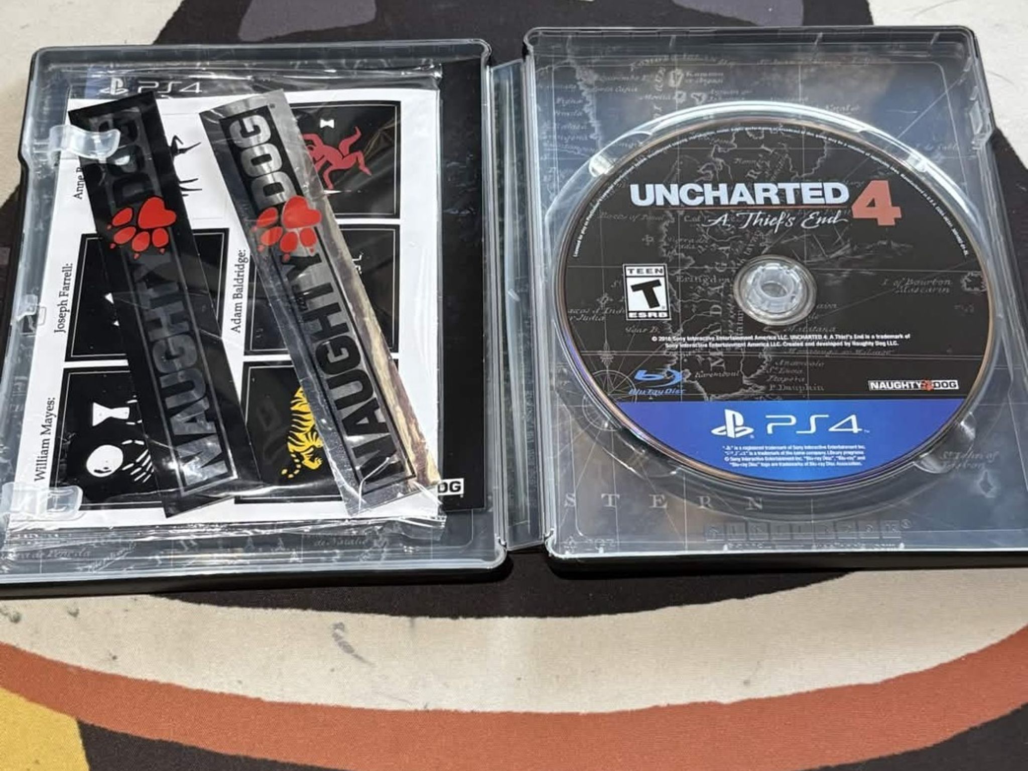 Uncharted 4: A Thief's End (Sony PlayStation 4, 2016) (ED)