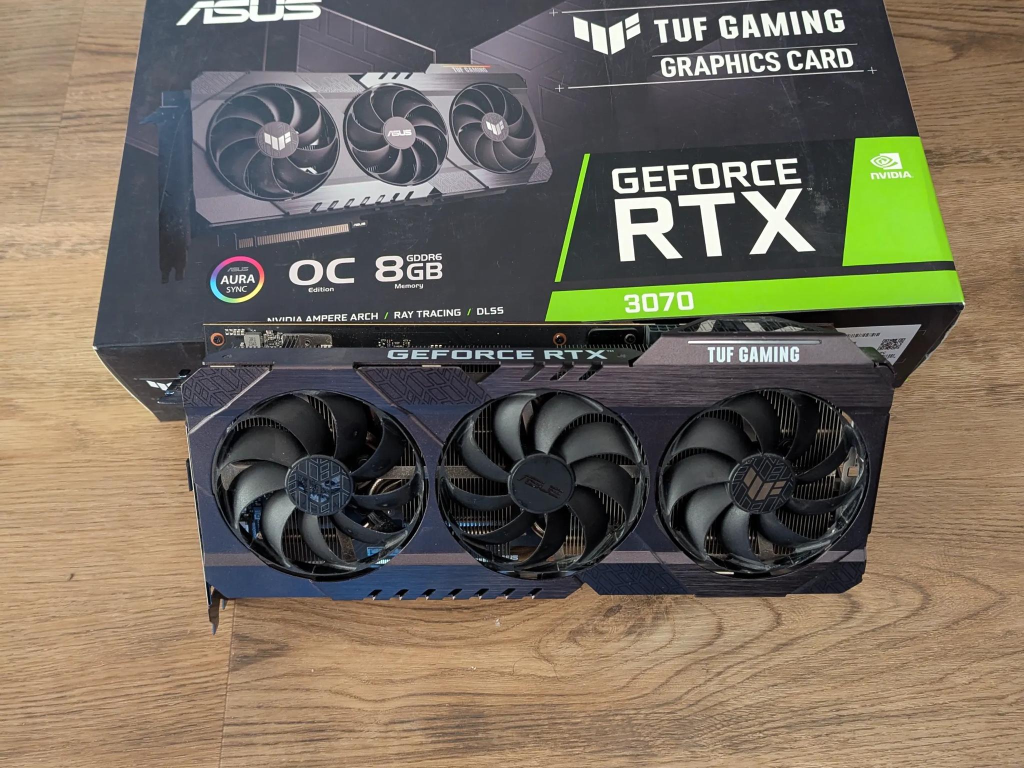 ASUS TUF Gaming GeForce RTX 3070 8GB GDDR6 Graphics Card (with Box)