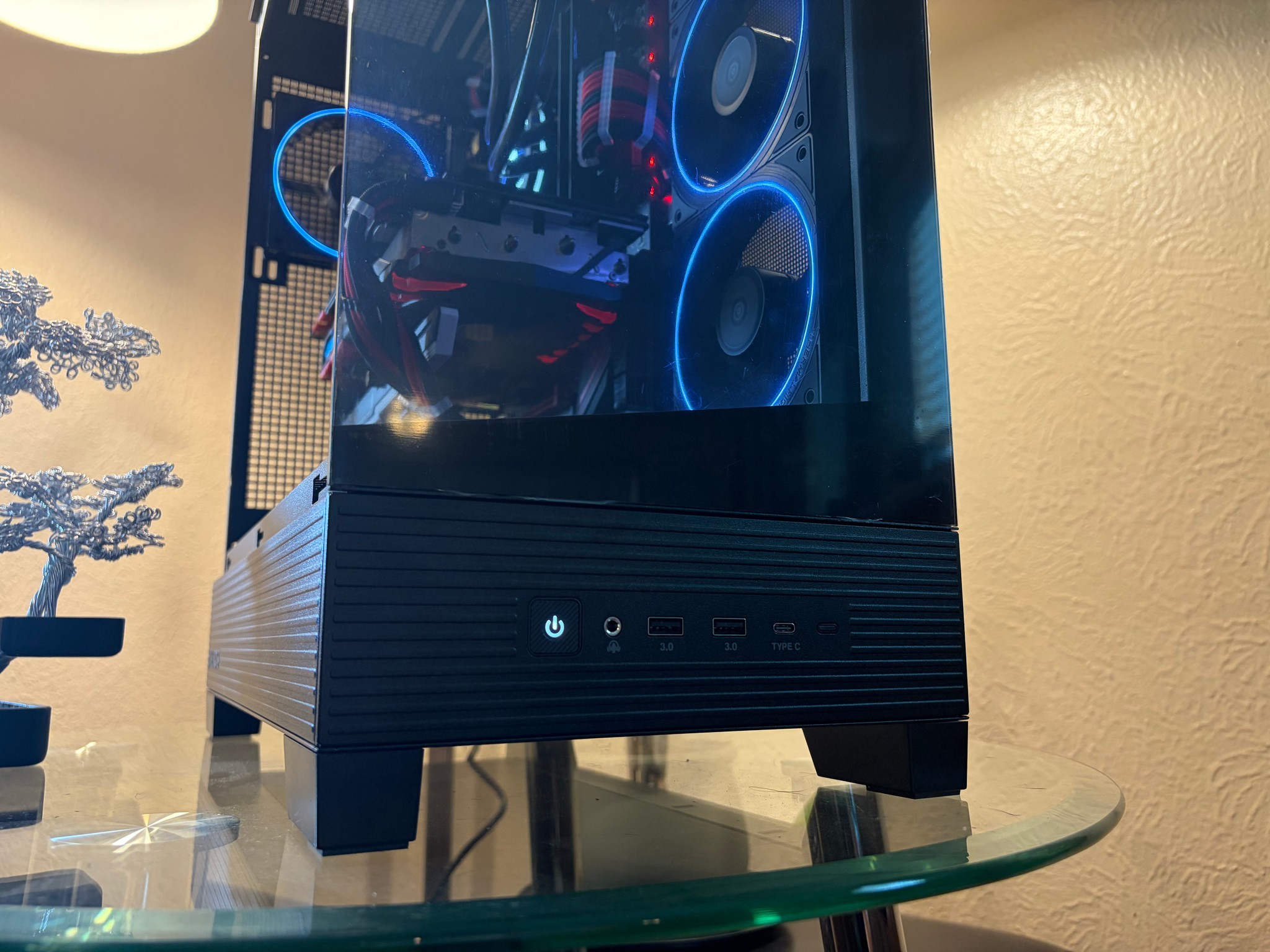 Black/Red Gaming PC - GTX 1080 Ti | Ryzen 5 5500 | 16gb RAM | 512gb NVMe | Windows 11 | WiFi + BT