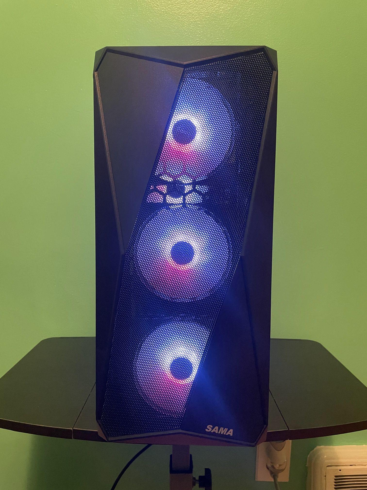 🔥130FPS GTA🔥Black Gaming PC | Intel i7 / AMD RX580 / 8GB / 1.1TB Win 11 Pro + Wi-Fi