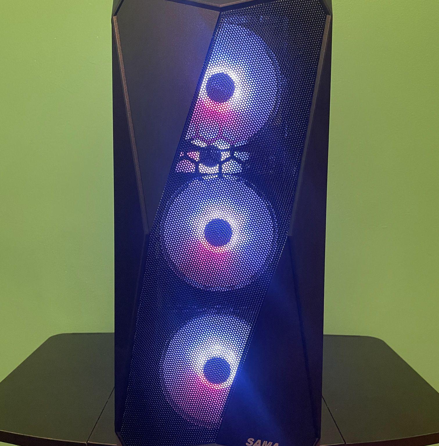 🔥130FPS GTA🔥Black Gaming PC | Intel i7 / AMD RX580 / 8GB / 1.1TB Win 11 Pro + Wi-Fi