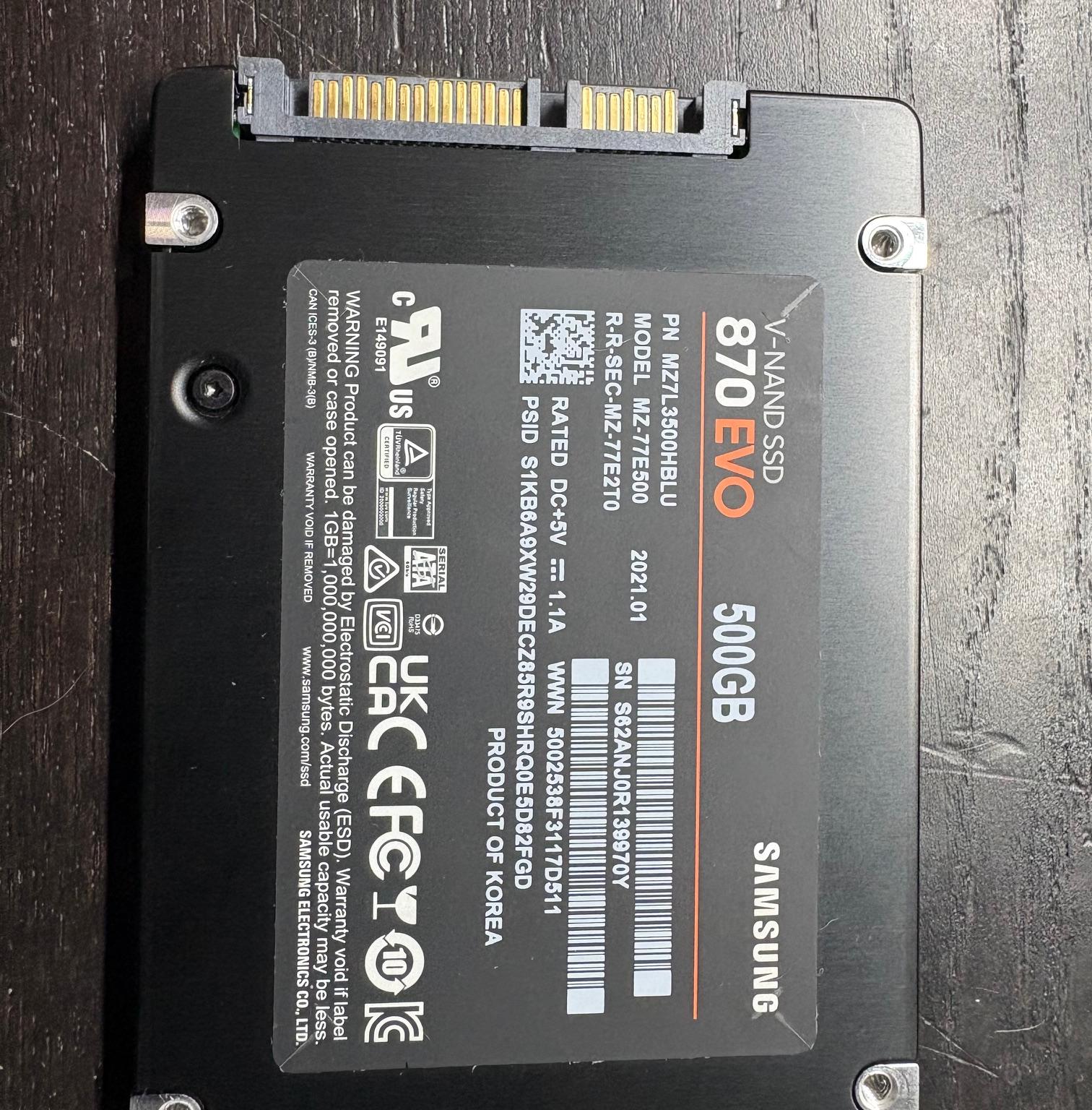 Samsung 870 EVO 500GB