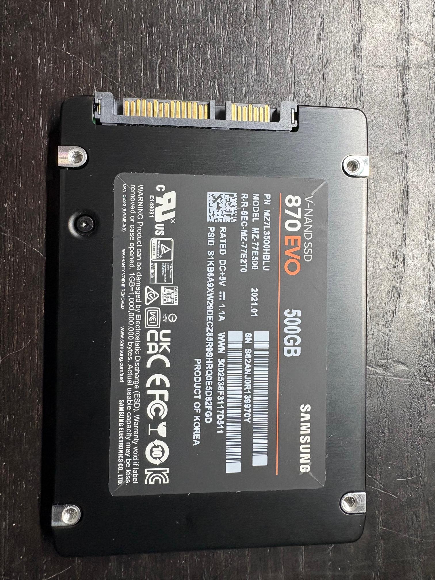 Samsung 870 EVO 500GB