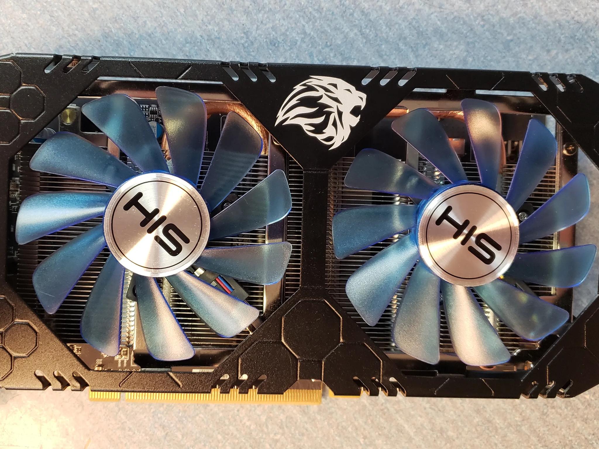 HIS RX 570 graphics card 4gb