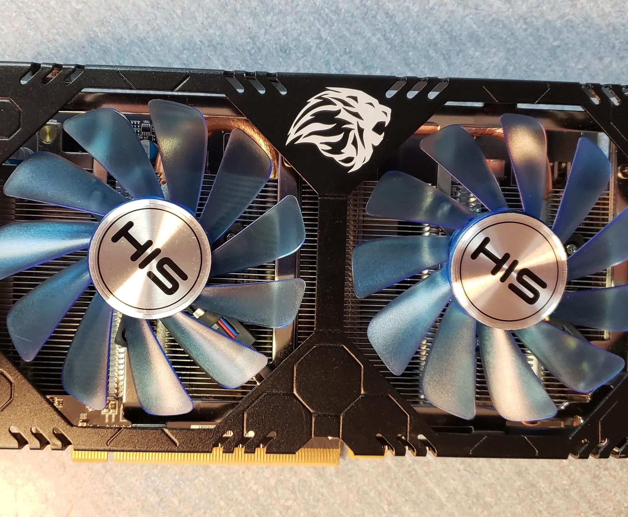 HIS RX 570 graphics card 4gb