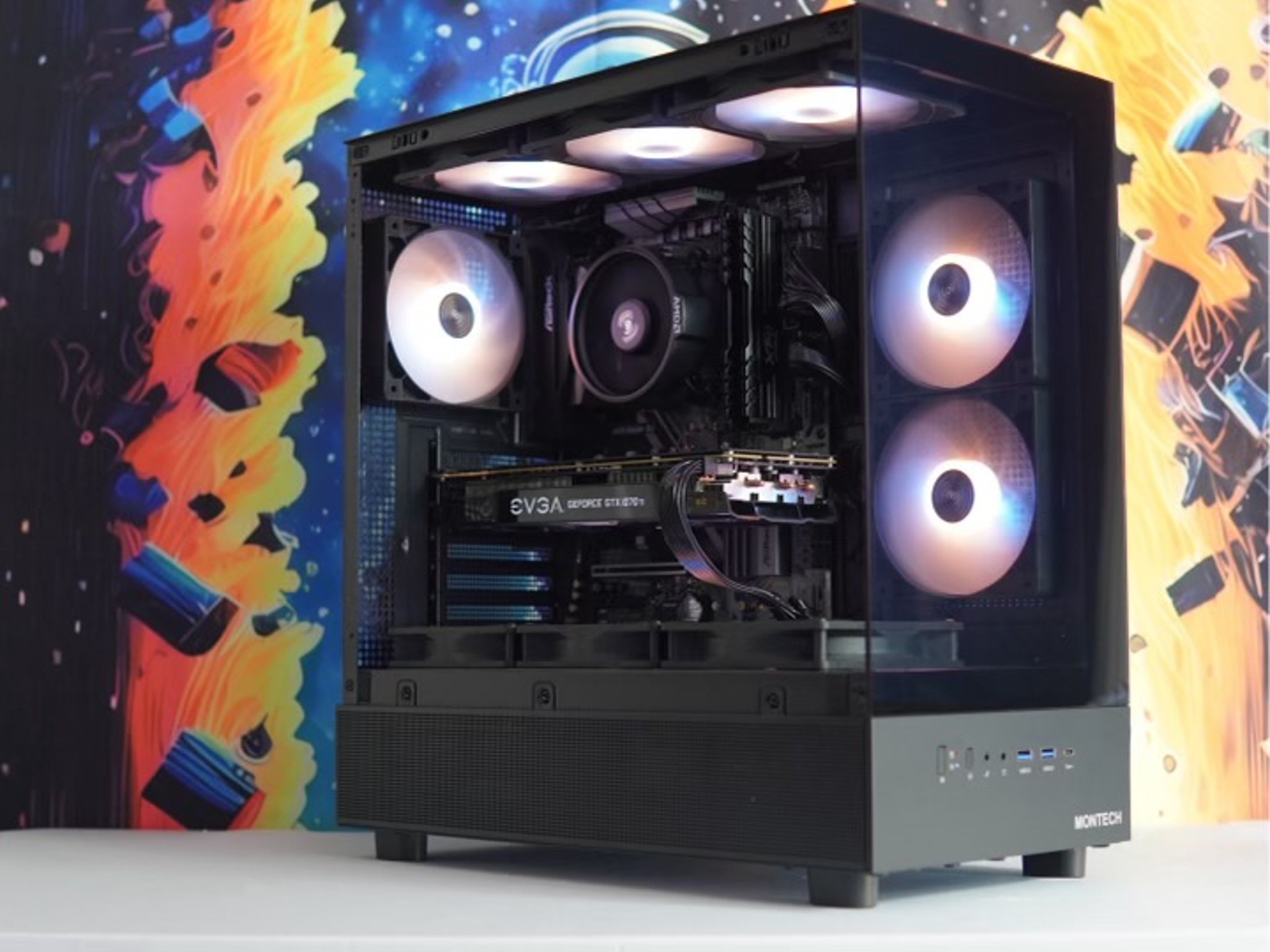 Nvidia evga 1070ti Gaming PC | Ryzen 5 2600|16GB  Ram|500 GB SSD |Wifi|