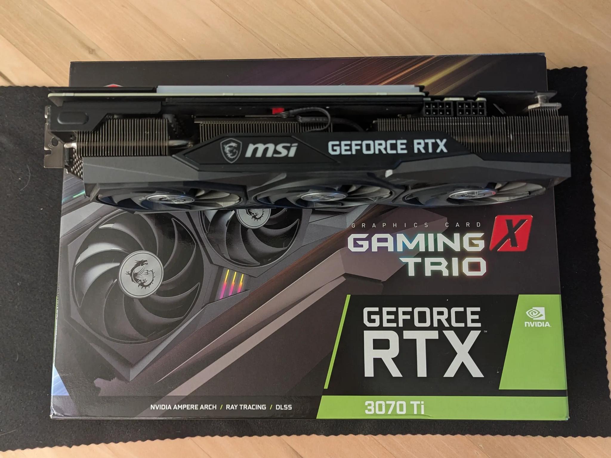 💥 MSI RTX 3070 Ti Gaming X Trio – Premium Cooling, Serious Power 🔹