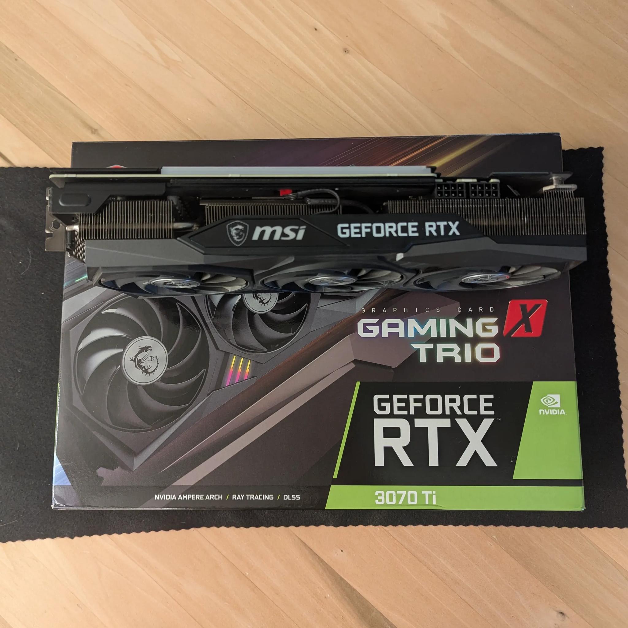 💥 MSI RTX 3070 Ti Gaming X Trio – Premium Cooling, Serious Power 🔹
