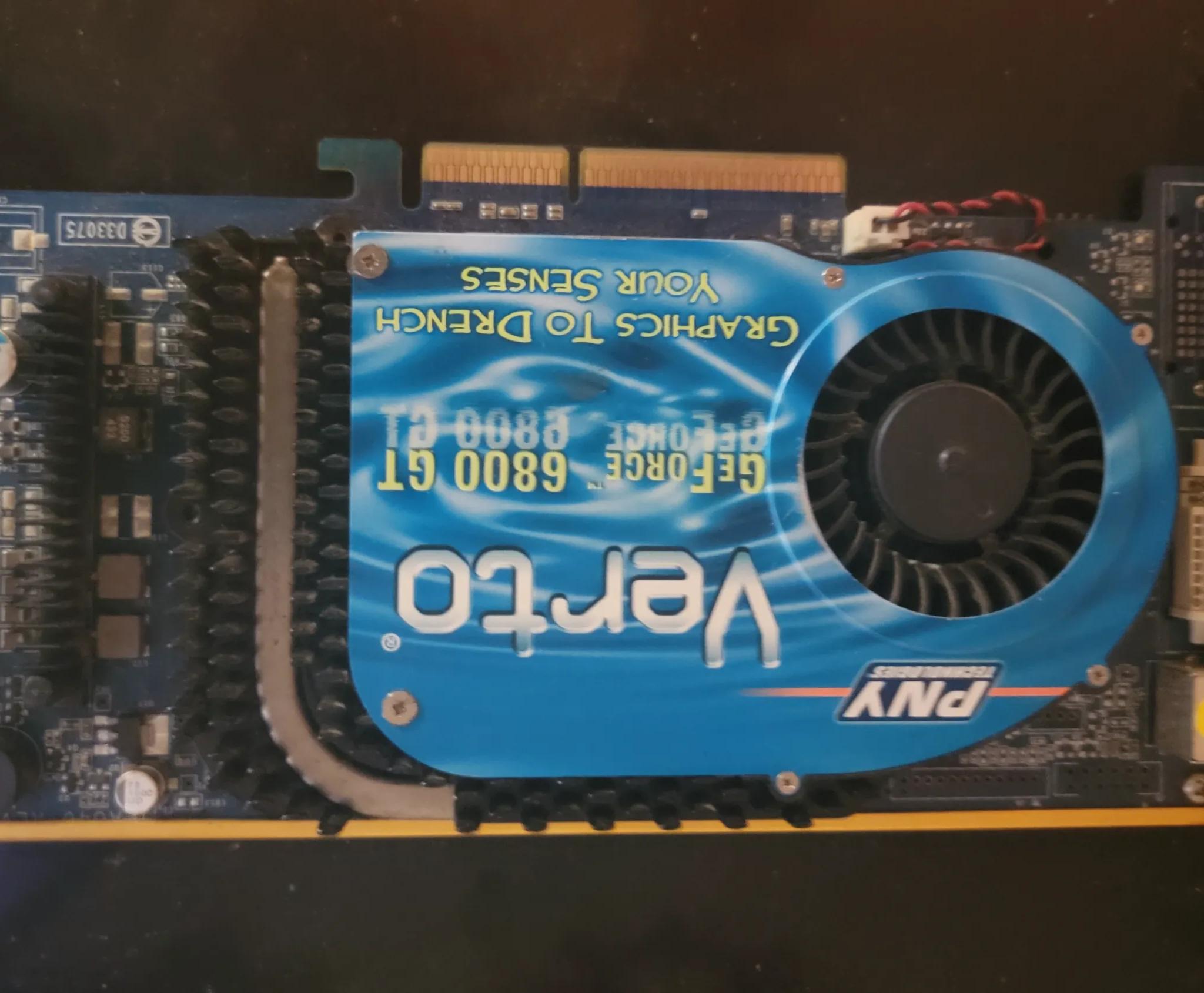 PNY VCG6800APB GeForce 6800 128MB 256-bit DDR AGP 4X/8X Video Card