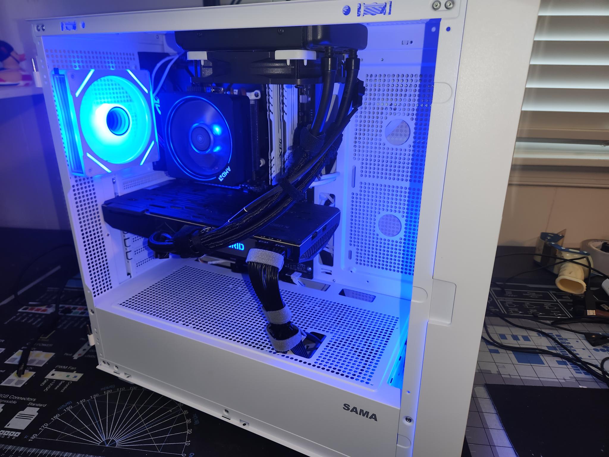 Asuka 02: BLUE THUNDER! Custom RTX GAMING and STREAMING PC!!!