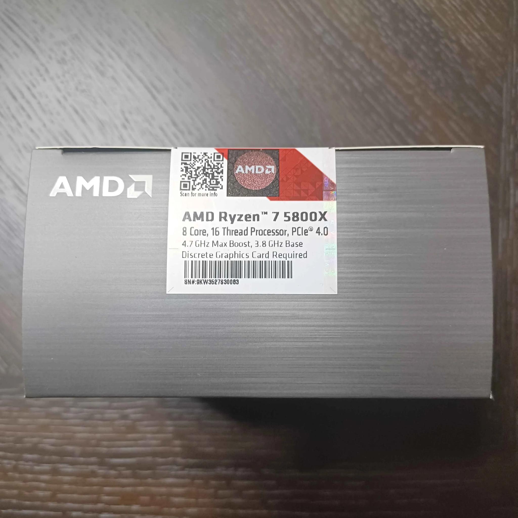 Brand New AMD Ryzen 7 5800x