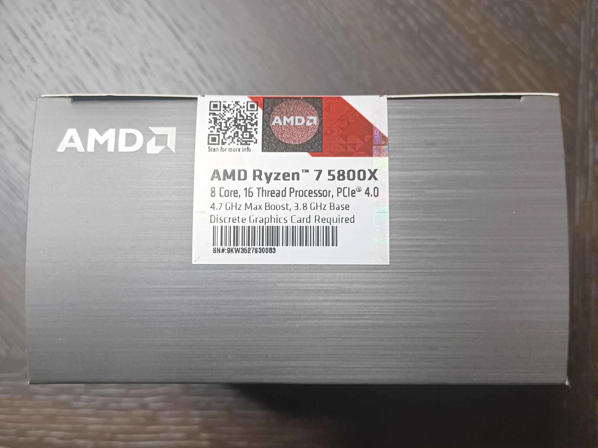 Brand New AMD Ryzen 7 5800x