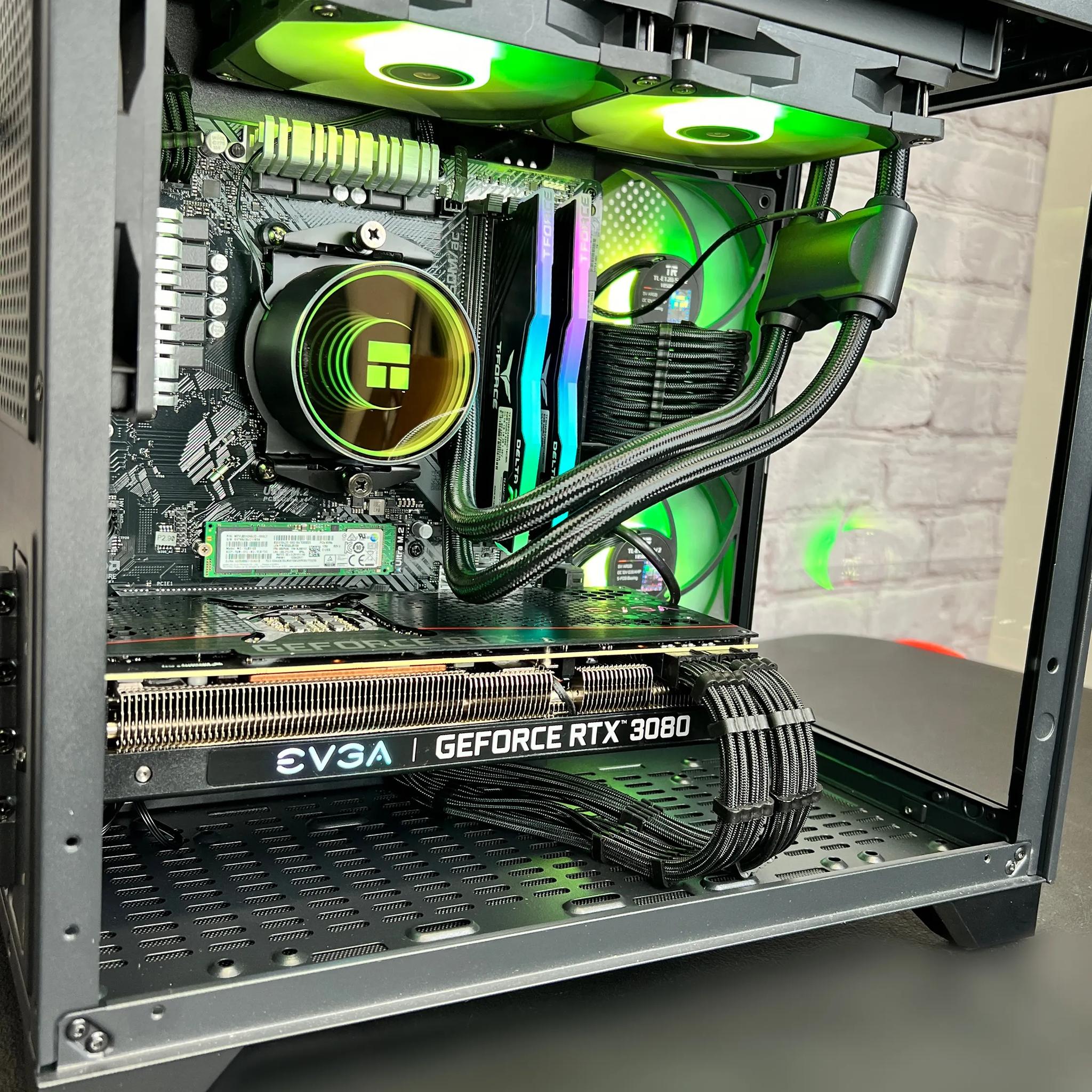 Ryzen 7 5700X RTX 3080 16GB RAM 1TB M.2 Wifi Win 11 Gaming PC