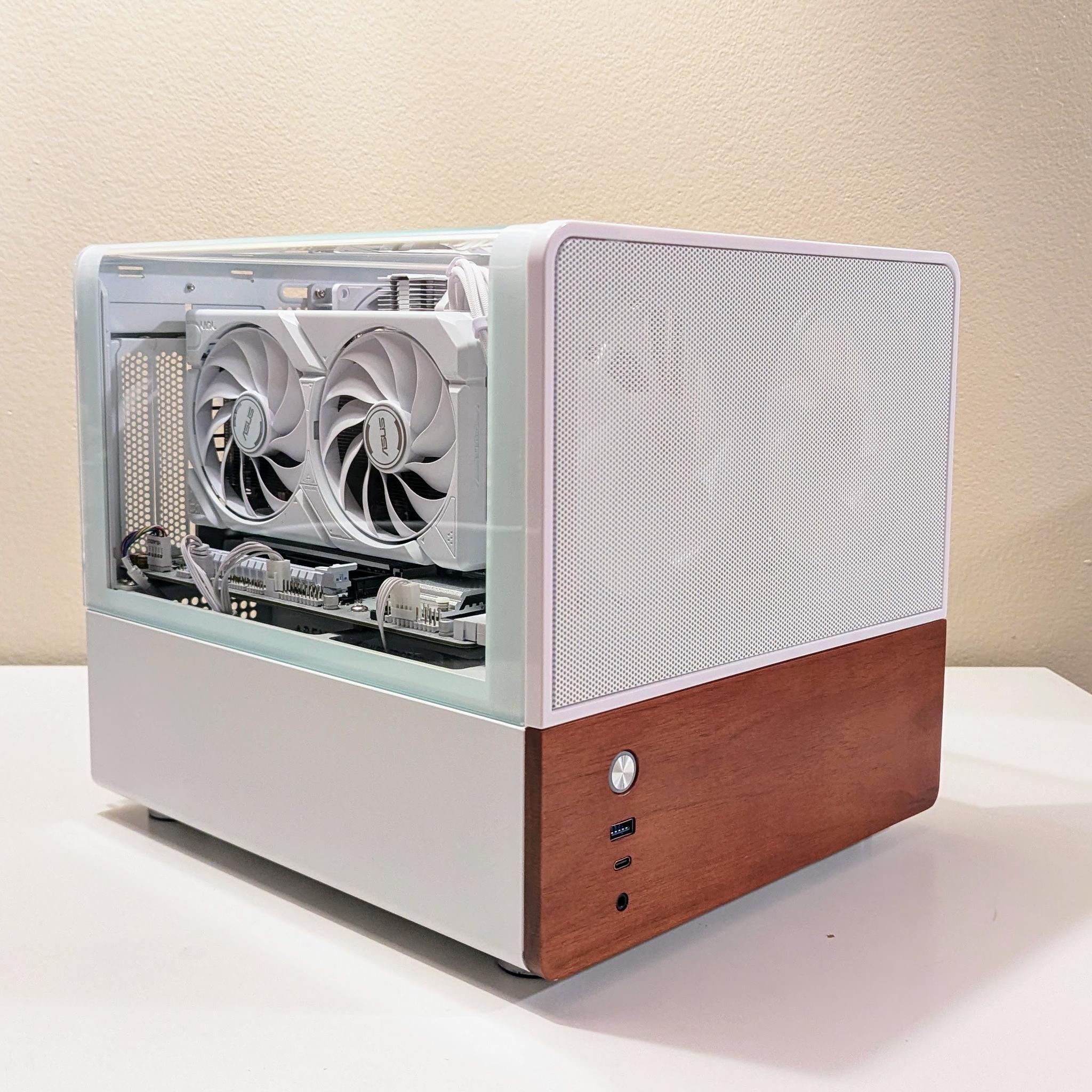 "Arctic Modern" - Minimalist White Build- 9060XT 16GB| Ryzen 7600X| 32GB DDR5| 1TB SSD|