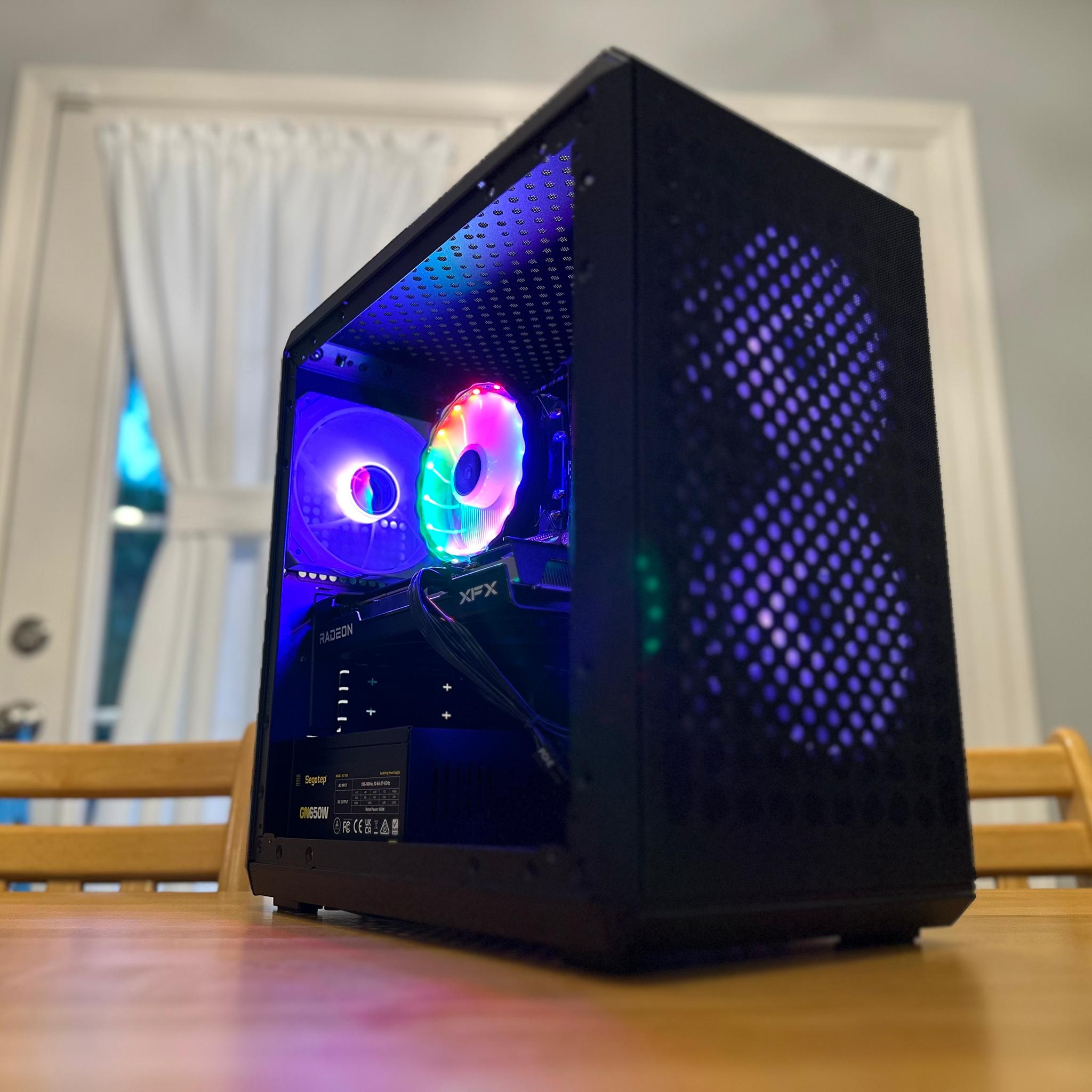 🐈‍⬛🧊|RX 6600, Core i7, 64gb DDR4, 1tb SSD, WiFi Equipped Streaming/Gaming PC