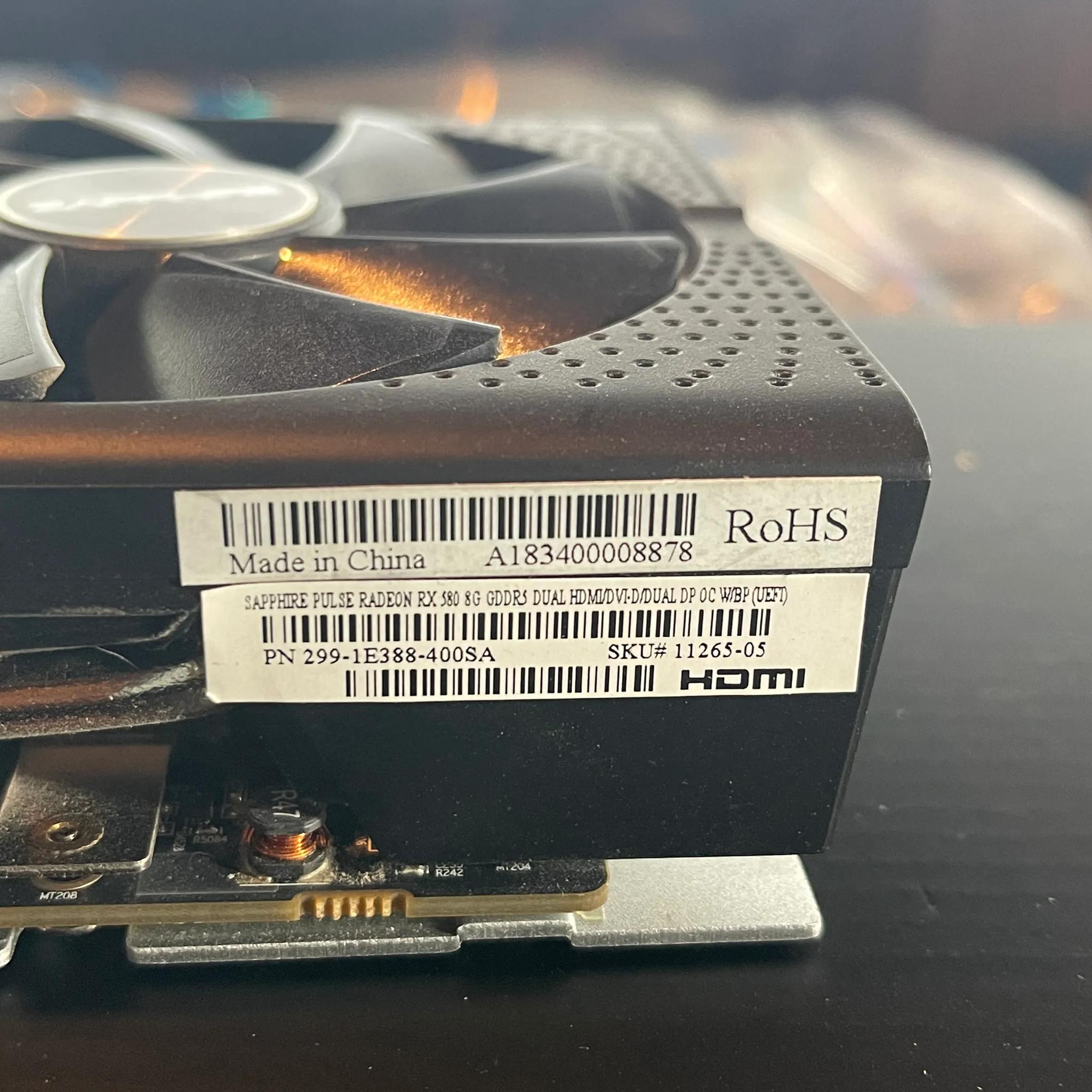 AMD RX 580 8gb