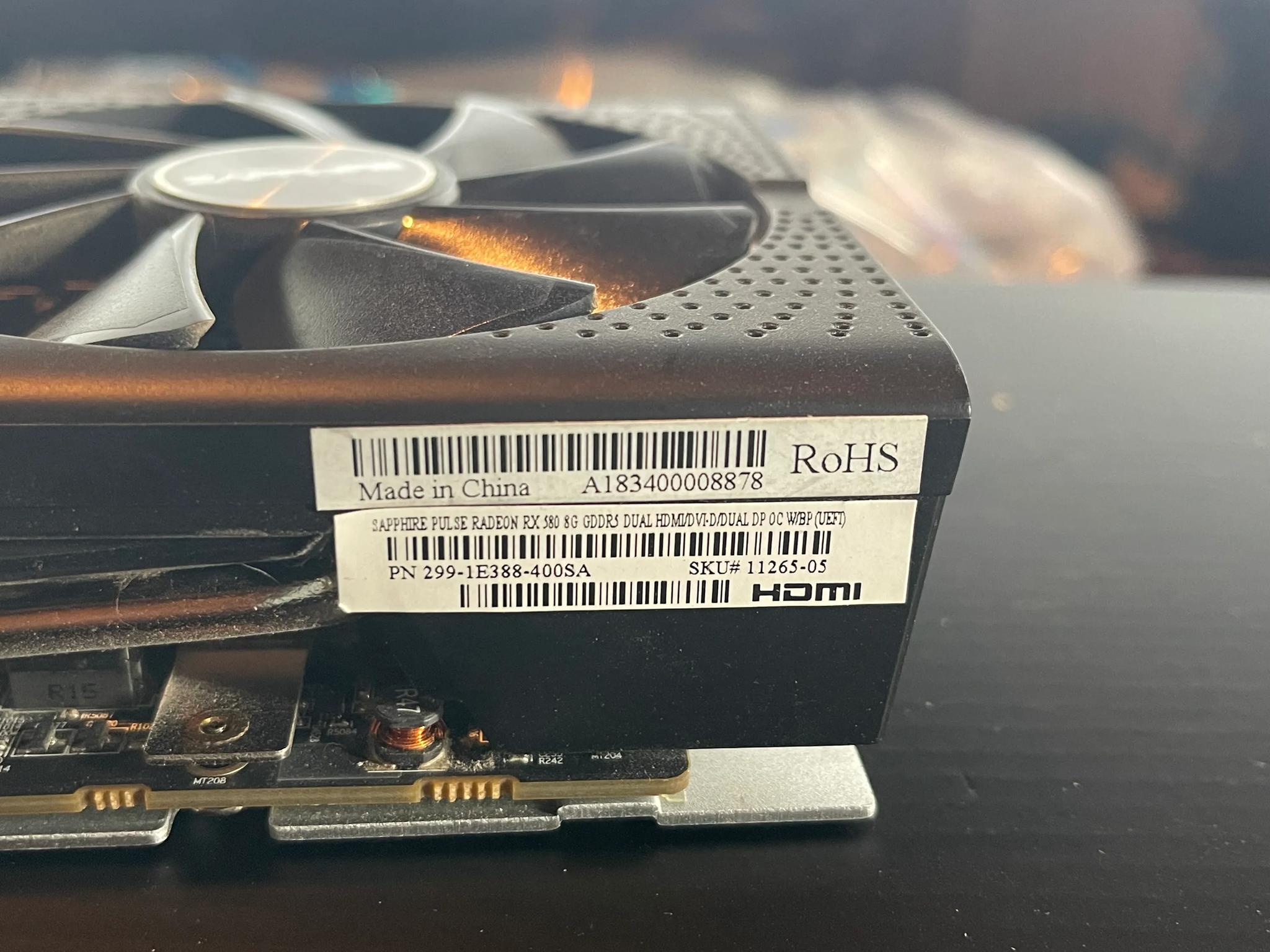 AMD RX 580 8gb