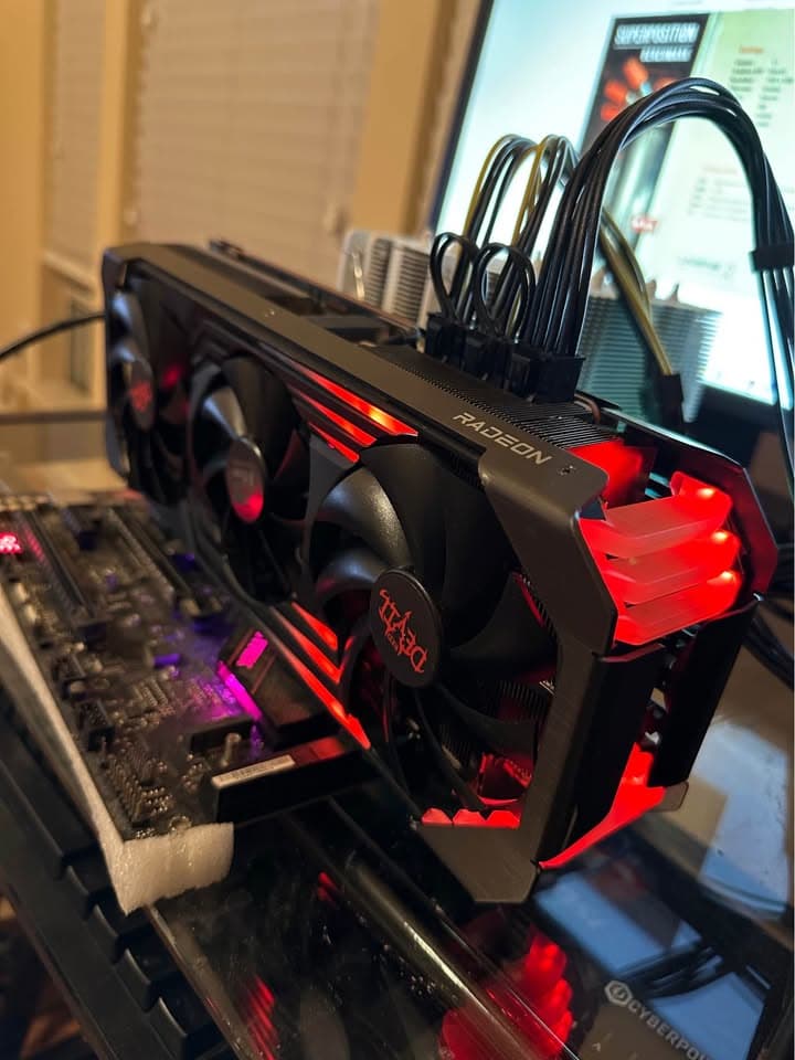 PowerColor RX 6900 XT Red Devil AMD Radeon Overclocked Triple-Fan 16GB GDDR6 PCIe 4.0 GPU