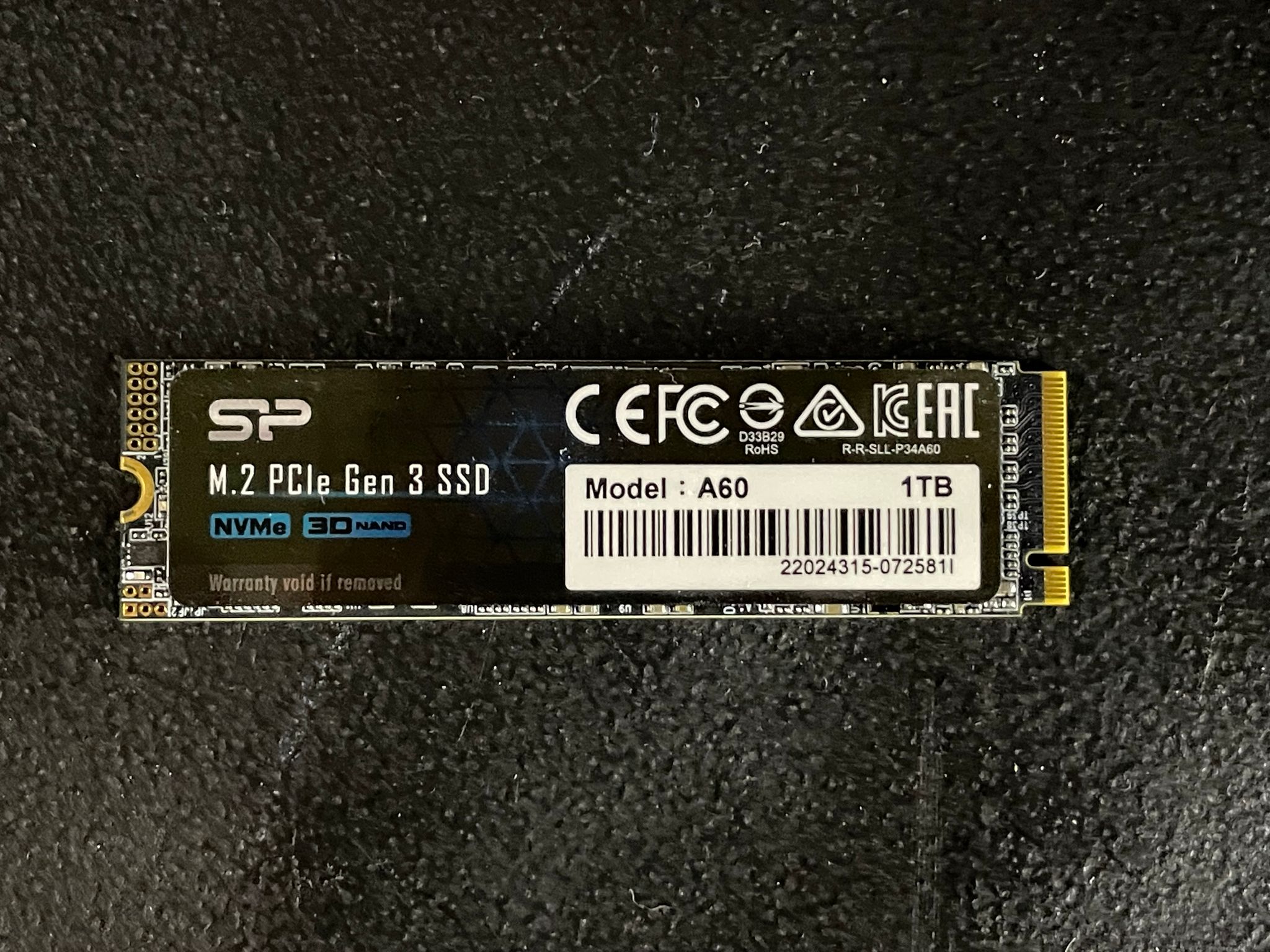 Silicon Power 1TB NVME Gen 3 SSD | Free Shipping