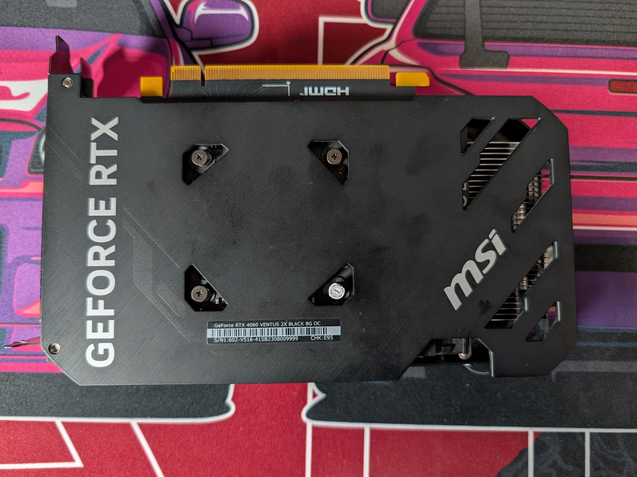 MSI GeForce RTX 4060 VENTUS 2X BLACK 8G OC