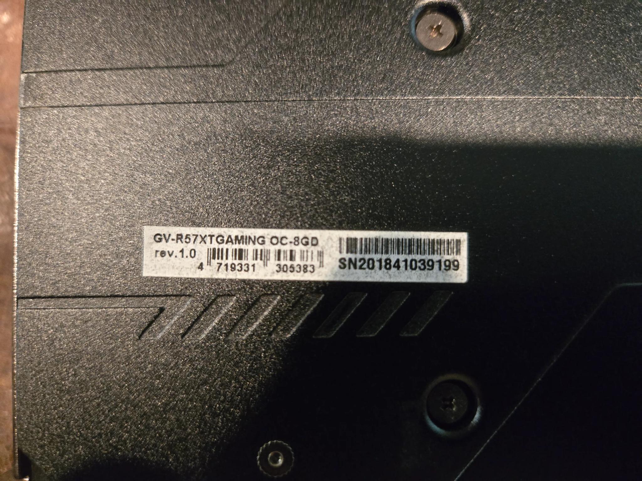 Gigabyte Radeon RX 5700 XT OC 8gb