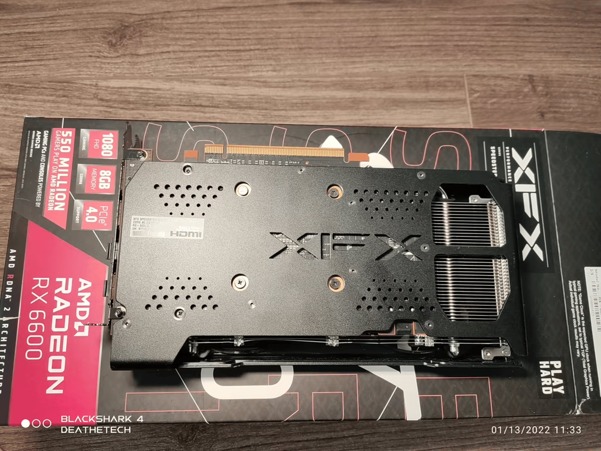 XFX RX6600 SWFT210 PCIE 4.0 Graphics Card