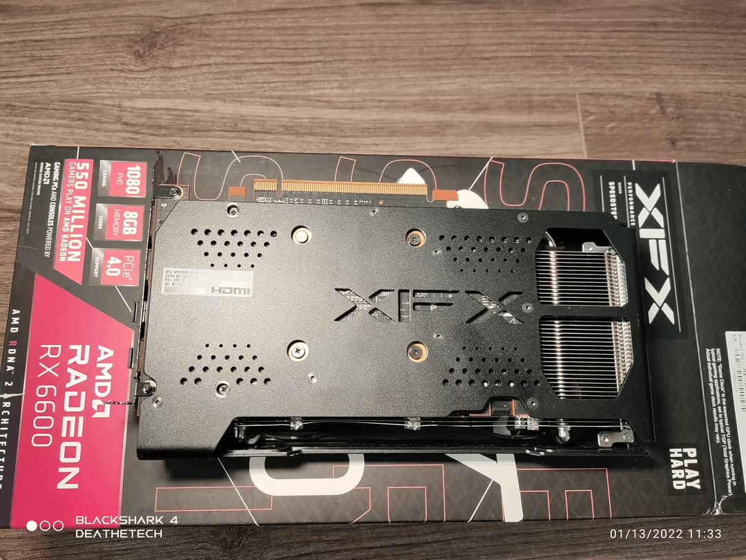 XFX RX6600 SWFT210 PCIE 4.0 Graphics Card