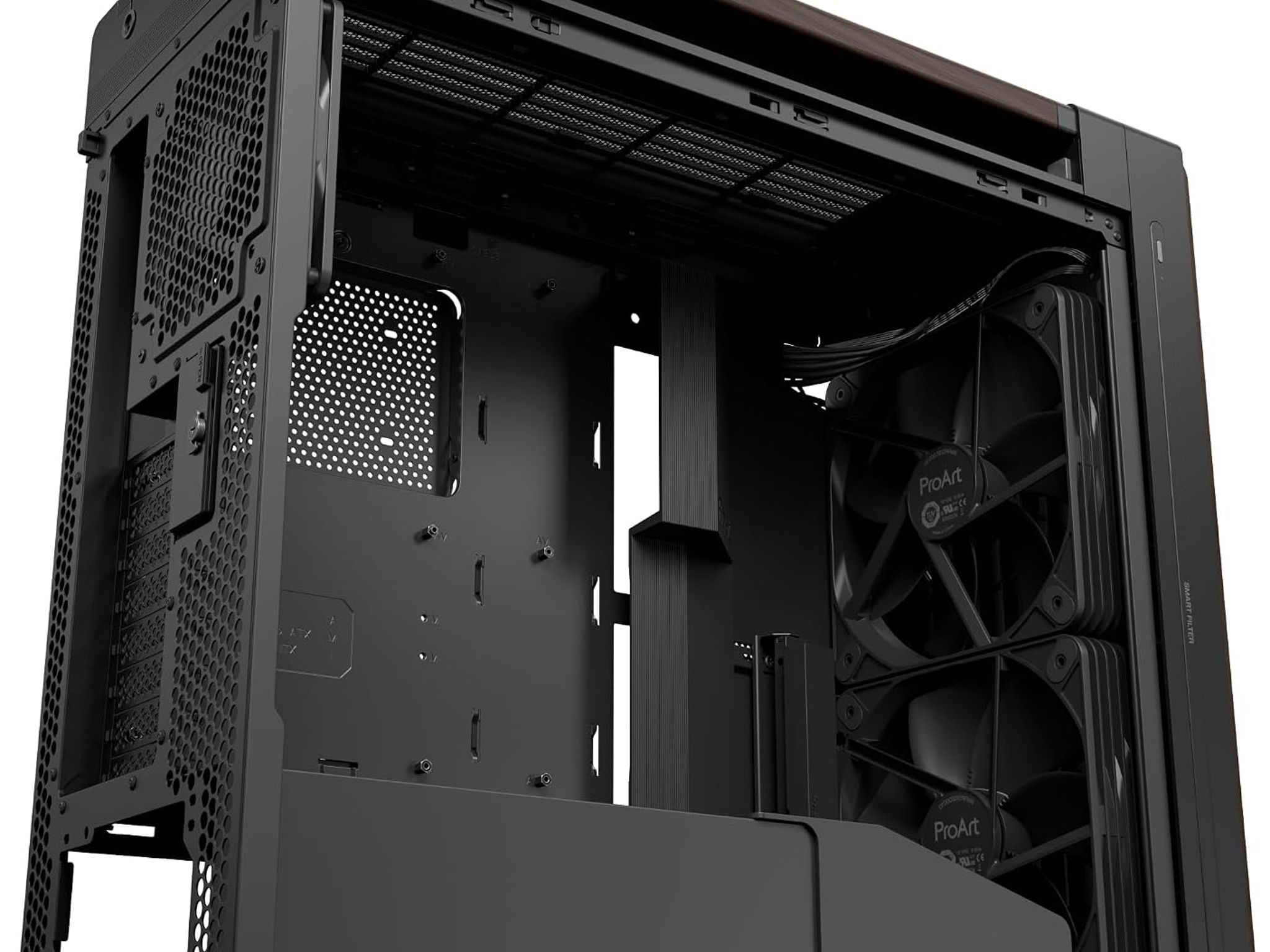 ASUS ProArt PA602 Wood Edition TG E-ATX Mid Tower Computer Case